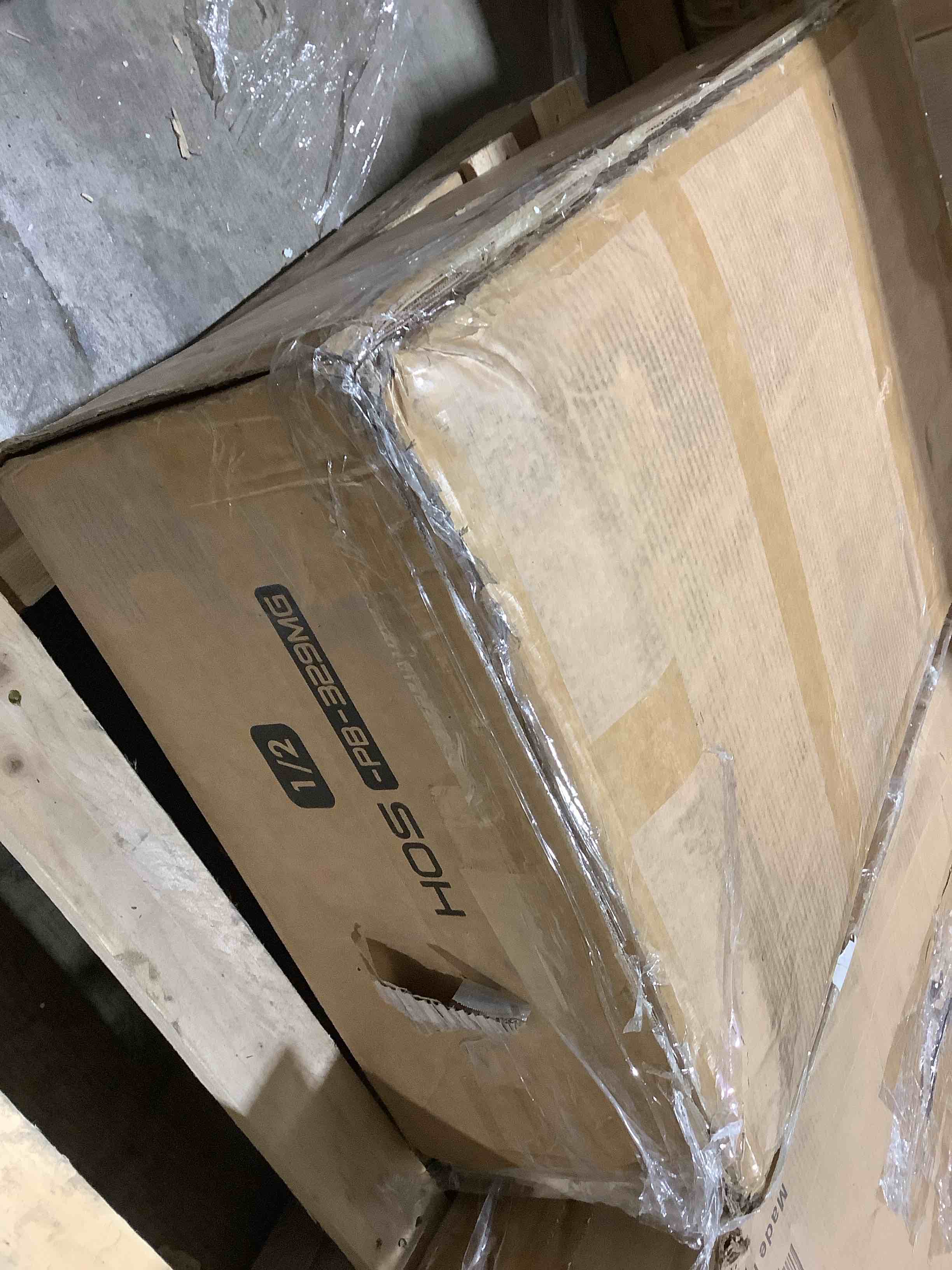 Condition photo showing Good Condition for Dayal 75.4 inch high modern kitchen pantry cabinet with charging station, incomplete 