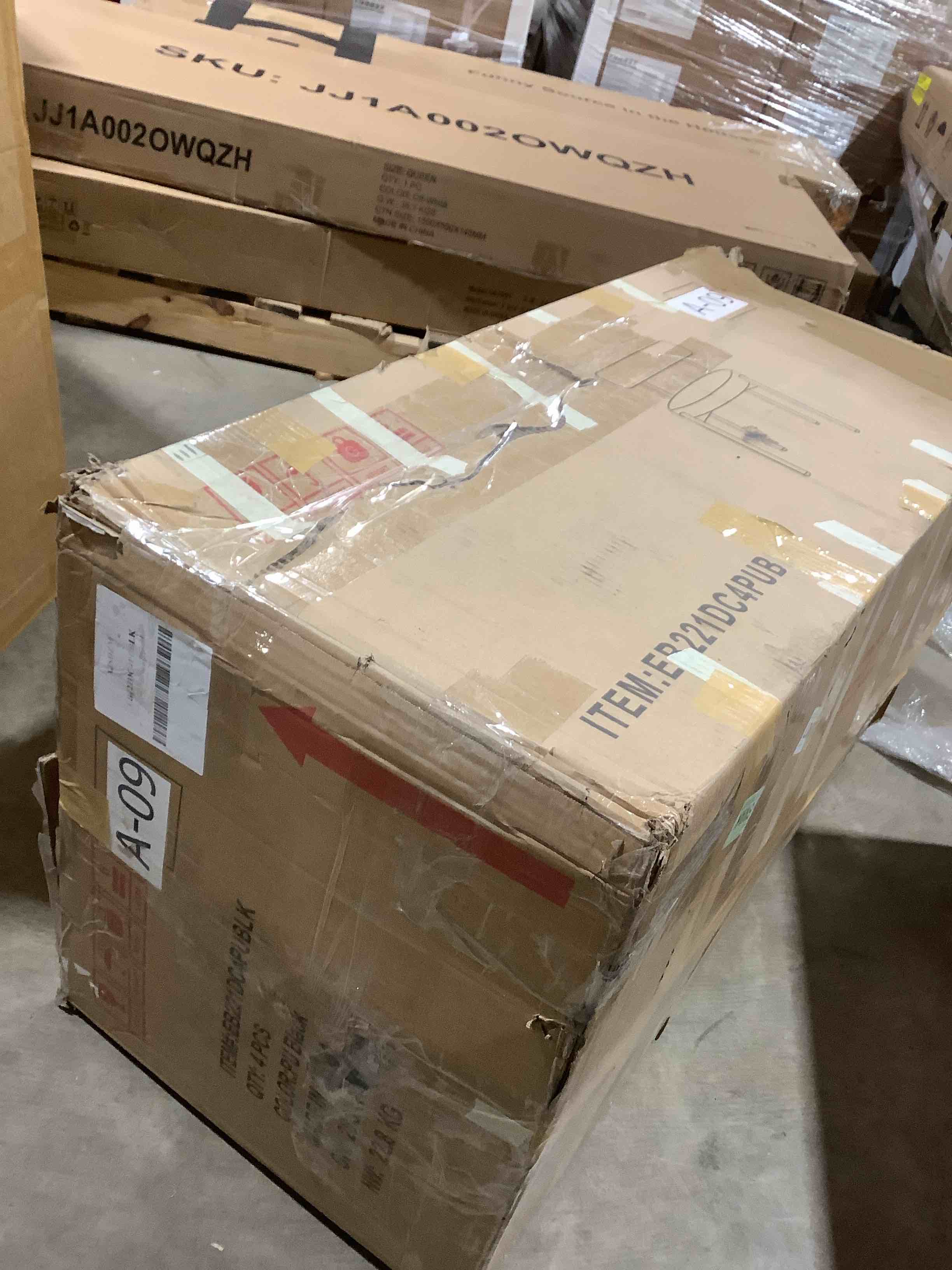 Condition photo showing Good Condition for Black Dining Comfy Modern Boucle Chairs, pair