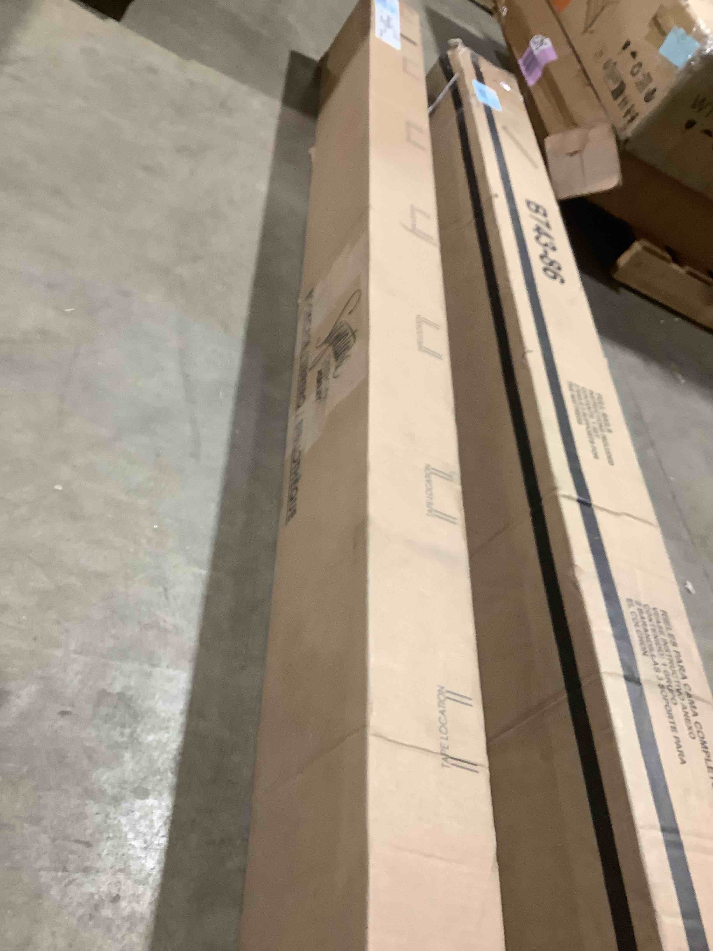 Condition photo showing Good Condition for twin-sized bookcase storage headboard or side rail used to assemble various bed configurations