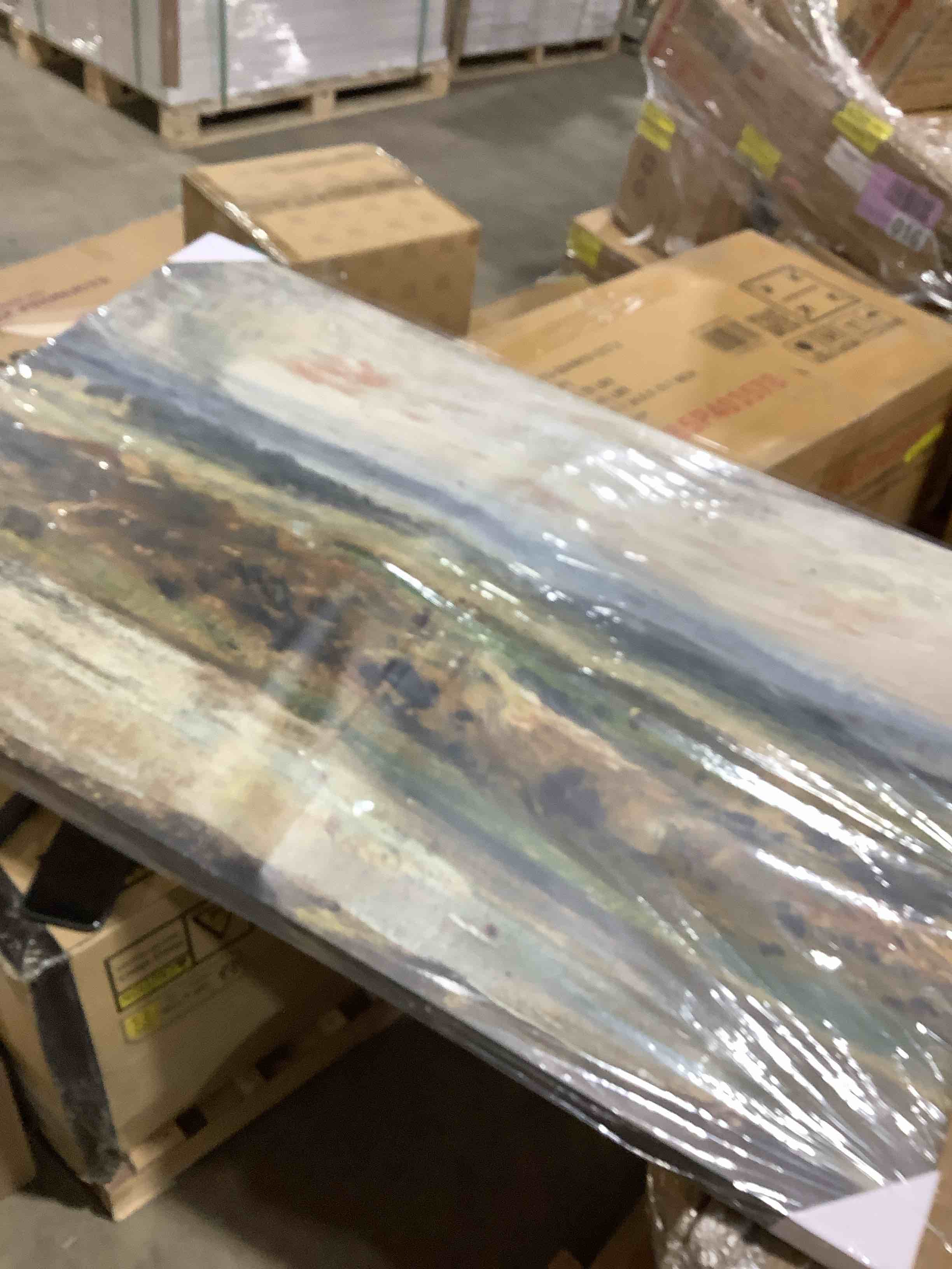 4'x32" canvas wall art