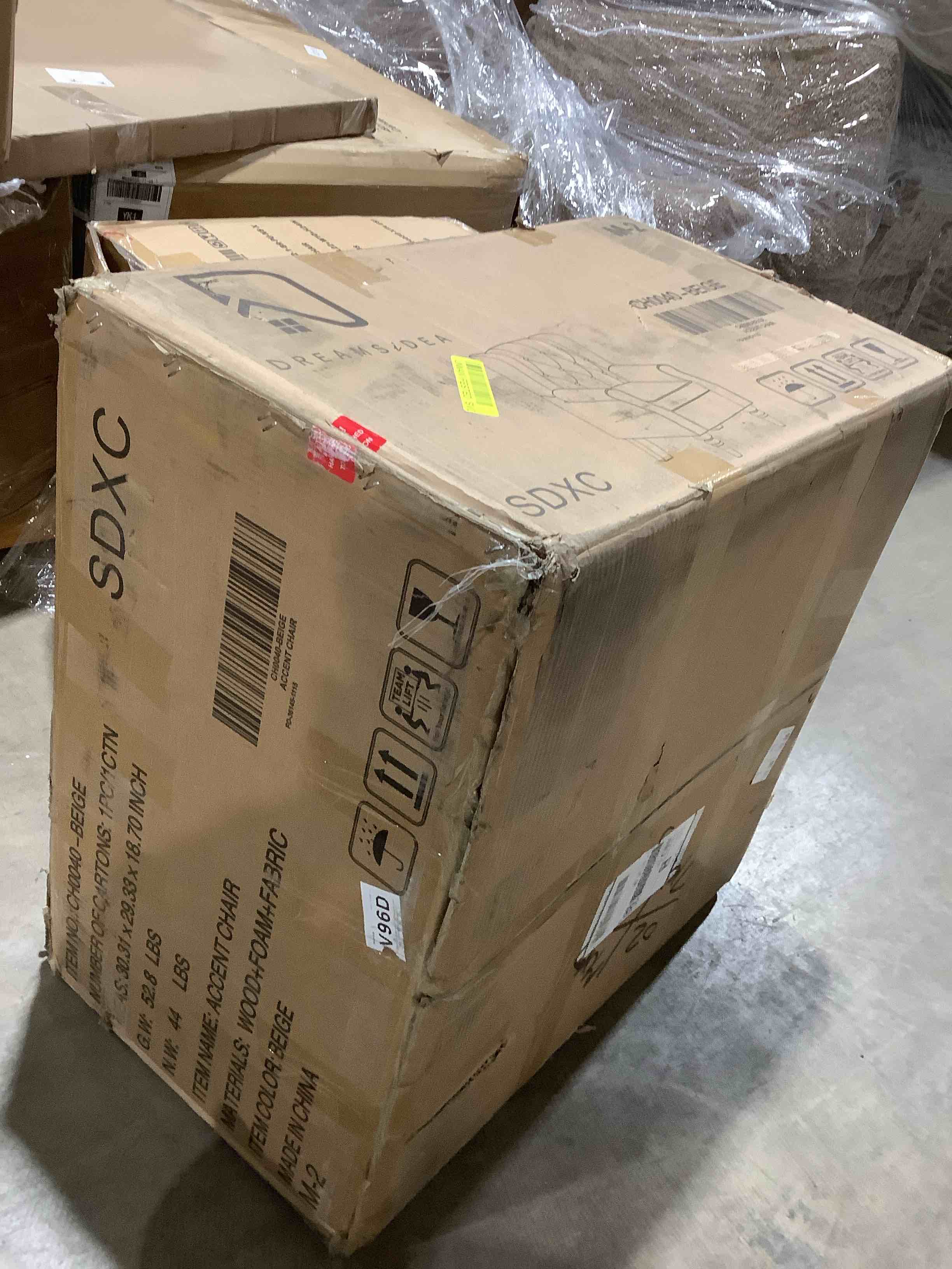 Condition photo showing New/Like New for Dreamsidea Beige Accent Arm Chair