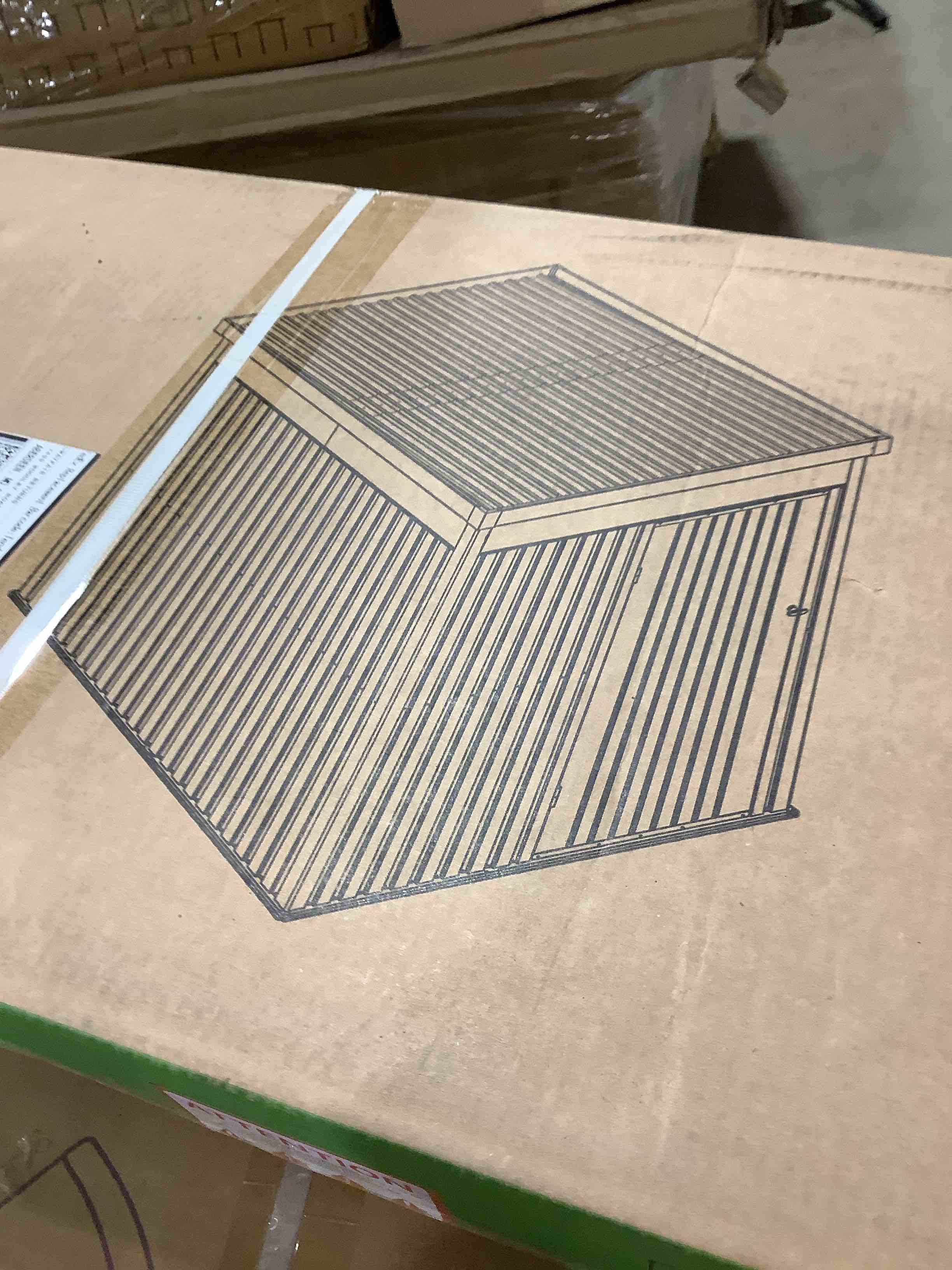 Condition photo showing Good Condition for Outdoor storage unit ( SEE DESCRIPTION Below)