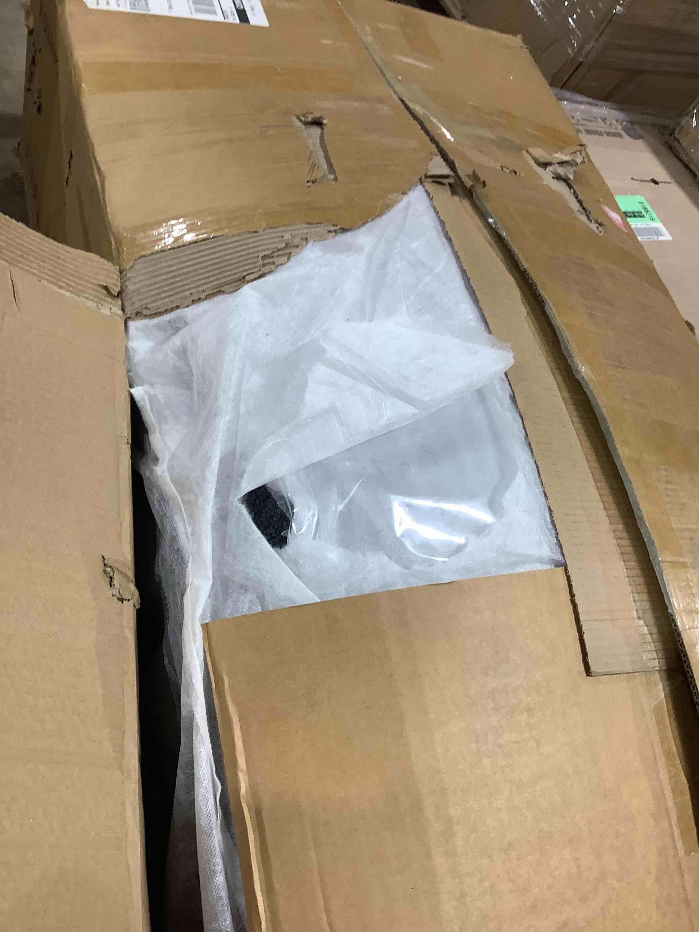 Condition photo showing Good Condition for Belffin BL01-C01992 is a modular sectional sofa series characterized by its velvet upholstery, integrated storage, black, incomplete 