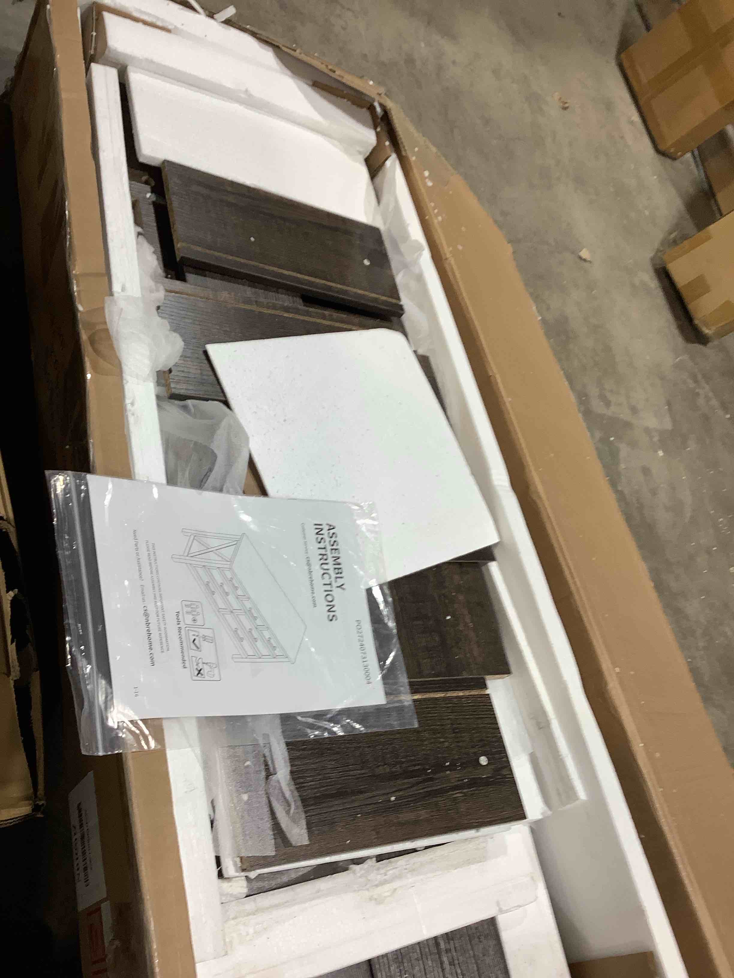 Condition photo showing Good Condition for Seven drawer farmhouse dresser