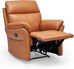 airsky genuine leather recliner chair, top grain leather, italian water-washing process, lazy boy recliner chair, for living room, theater seating, bedroom