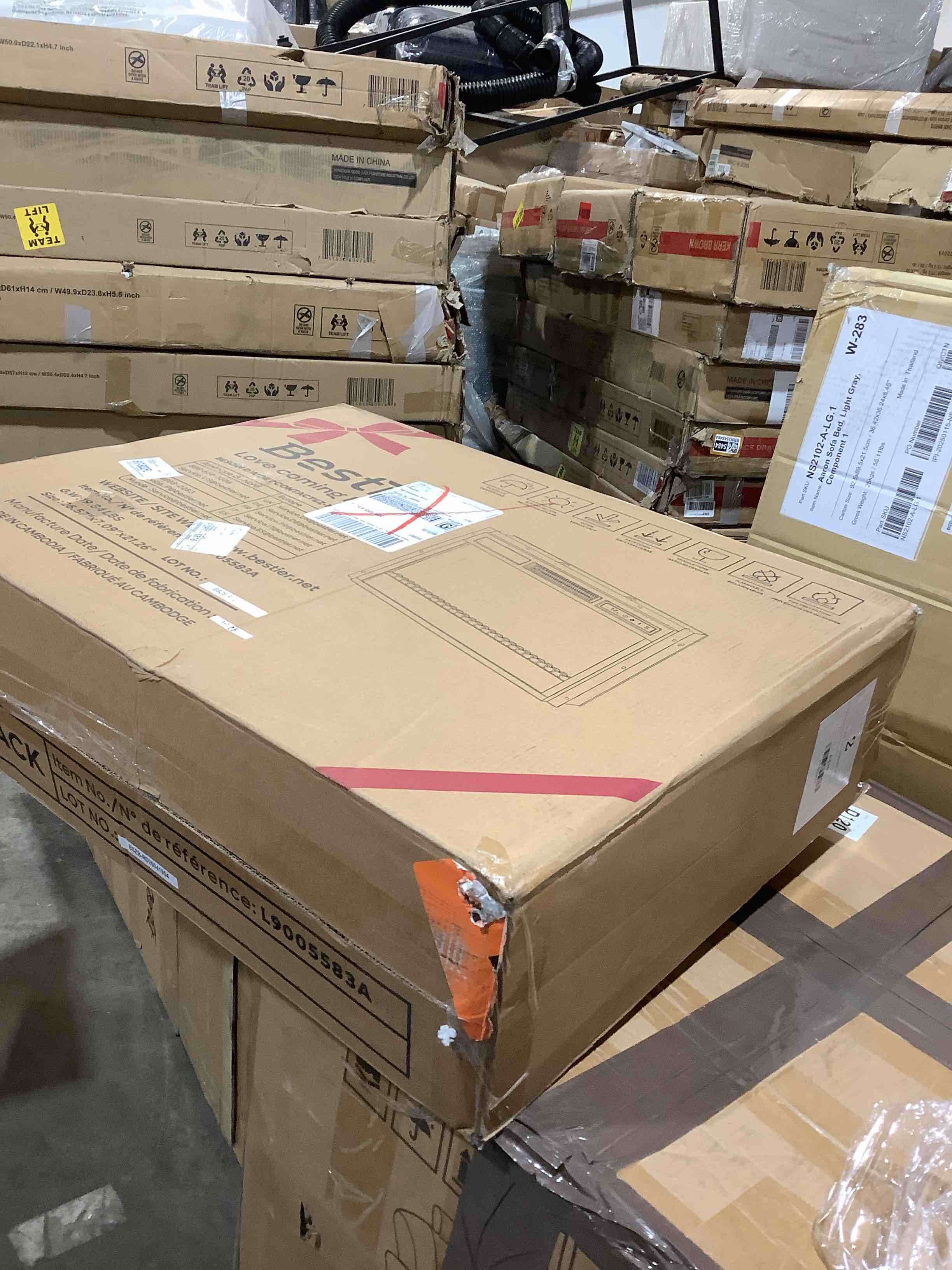 Condition photo showing New/Like New for Bestier. fireplace insert, 26.57" 