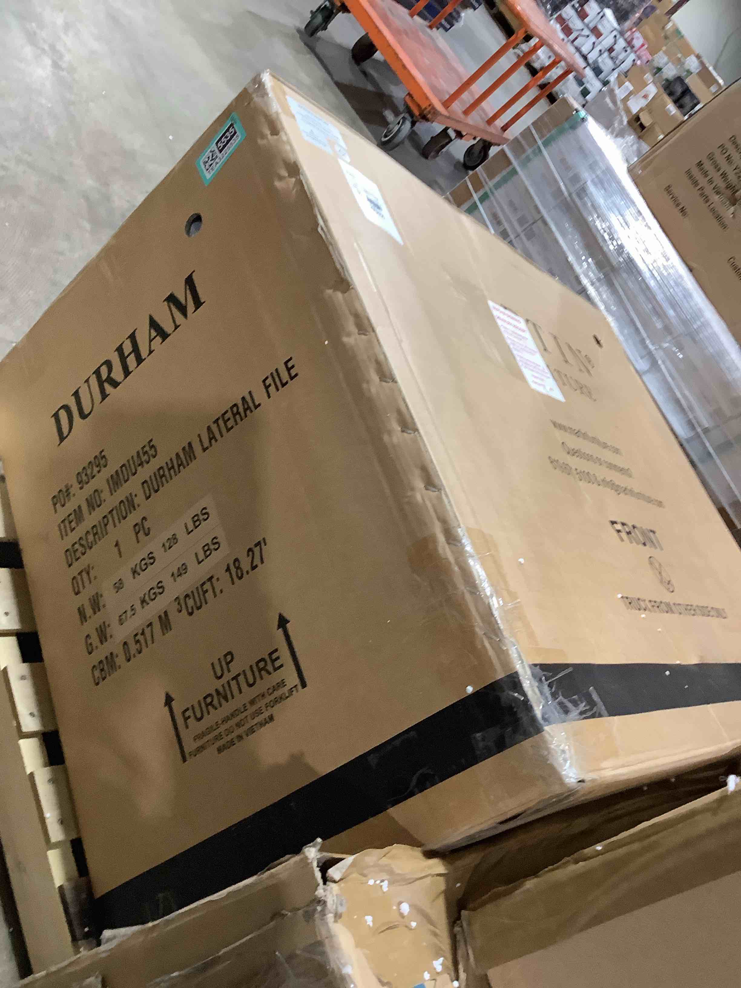 Condition photo showing New/Like New for Durham Lateral File IMDU455