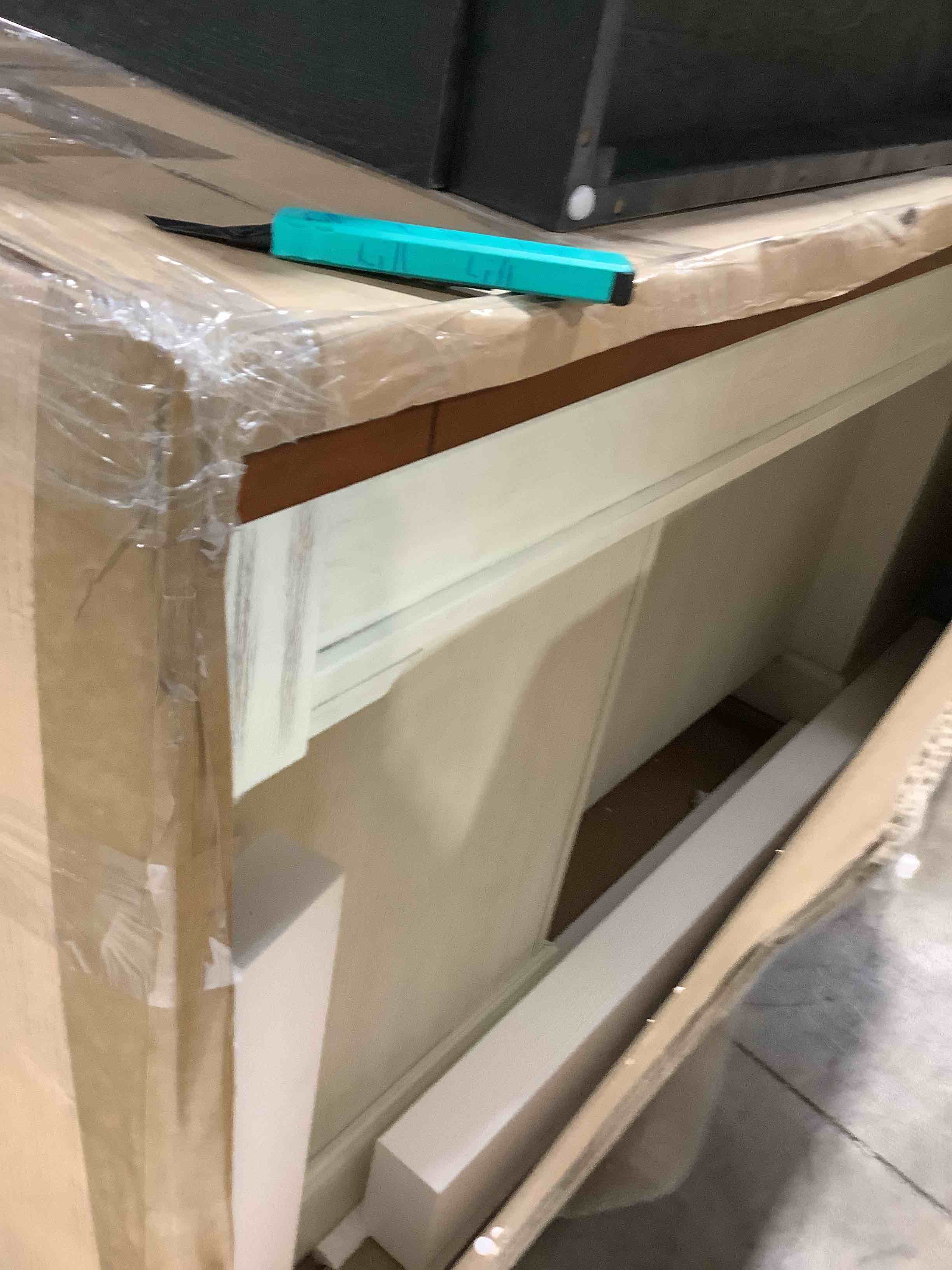 Condition photo showing New/Like New for Durham Double Pedestal Executive Desk IMDU680