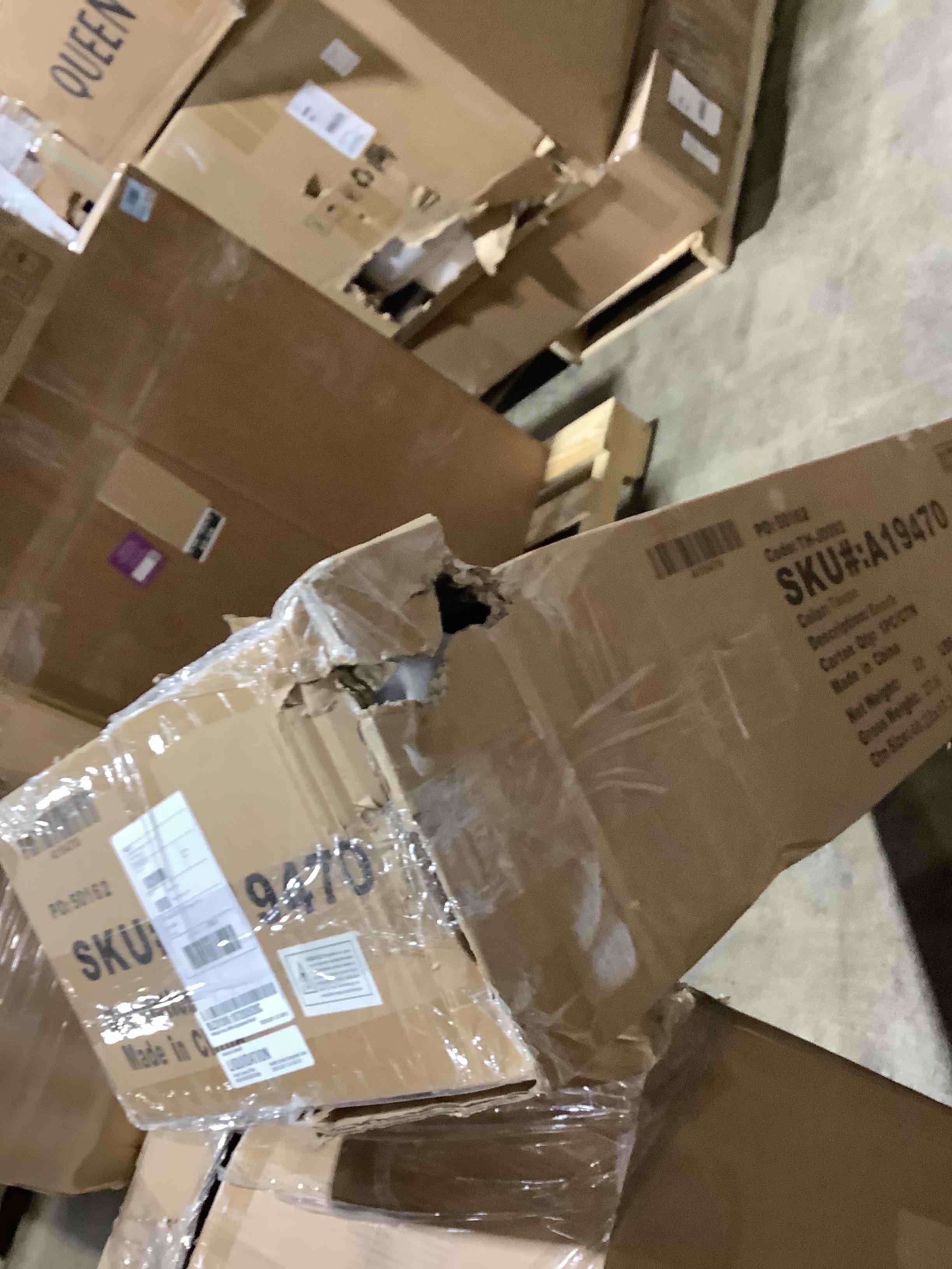 Condition photo showing Good Condition for Mikhajlo Faux leather upholstered bench, Taupe