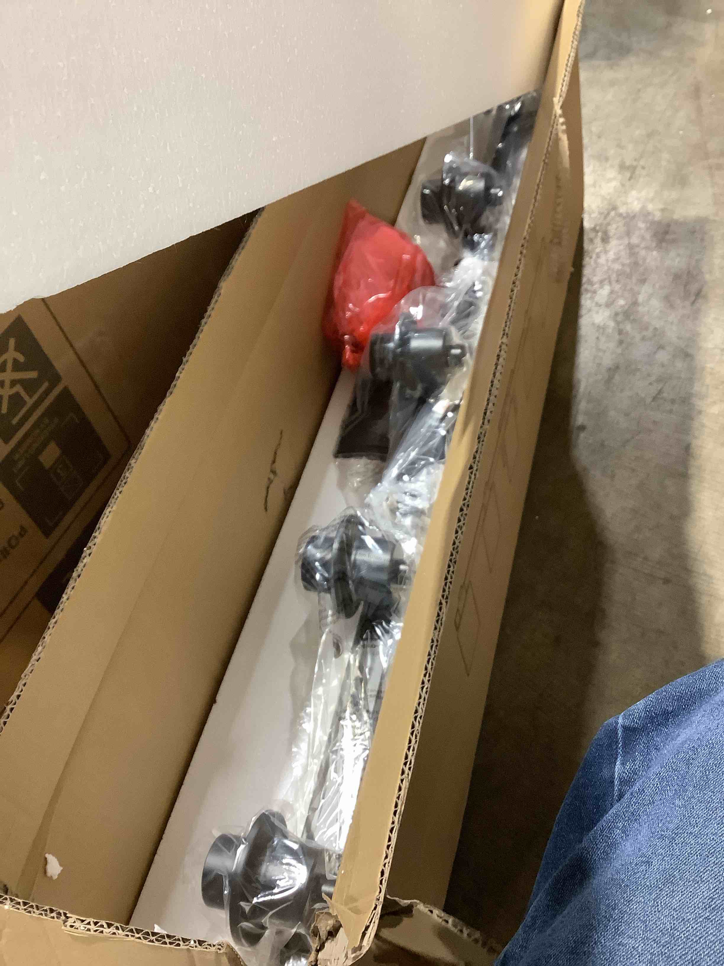 Condition photo showing New/Like New for Ardle Bathroom, vanity 5 light with clear shade