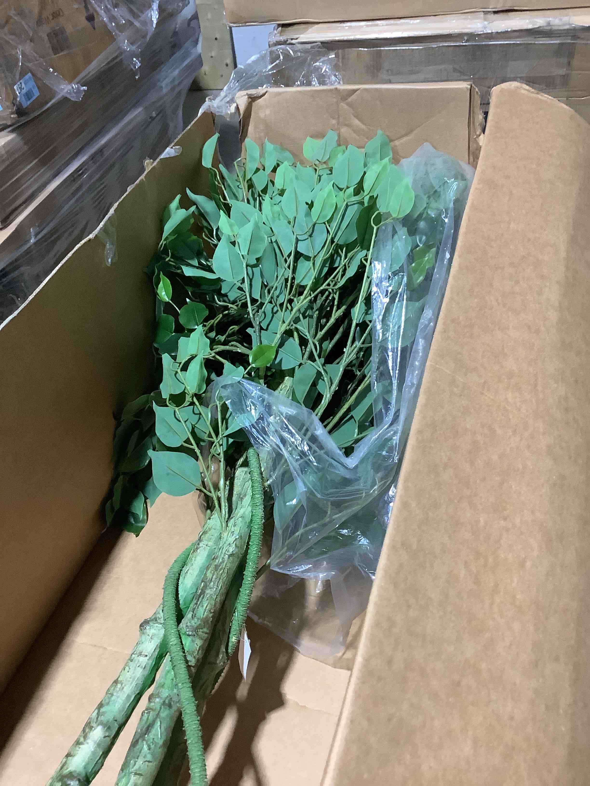 Condition photo showing Good Condition for Nearly Natural 5.5  Ficus Artificial Tree UV Resistant (Indoor/Outdoor)