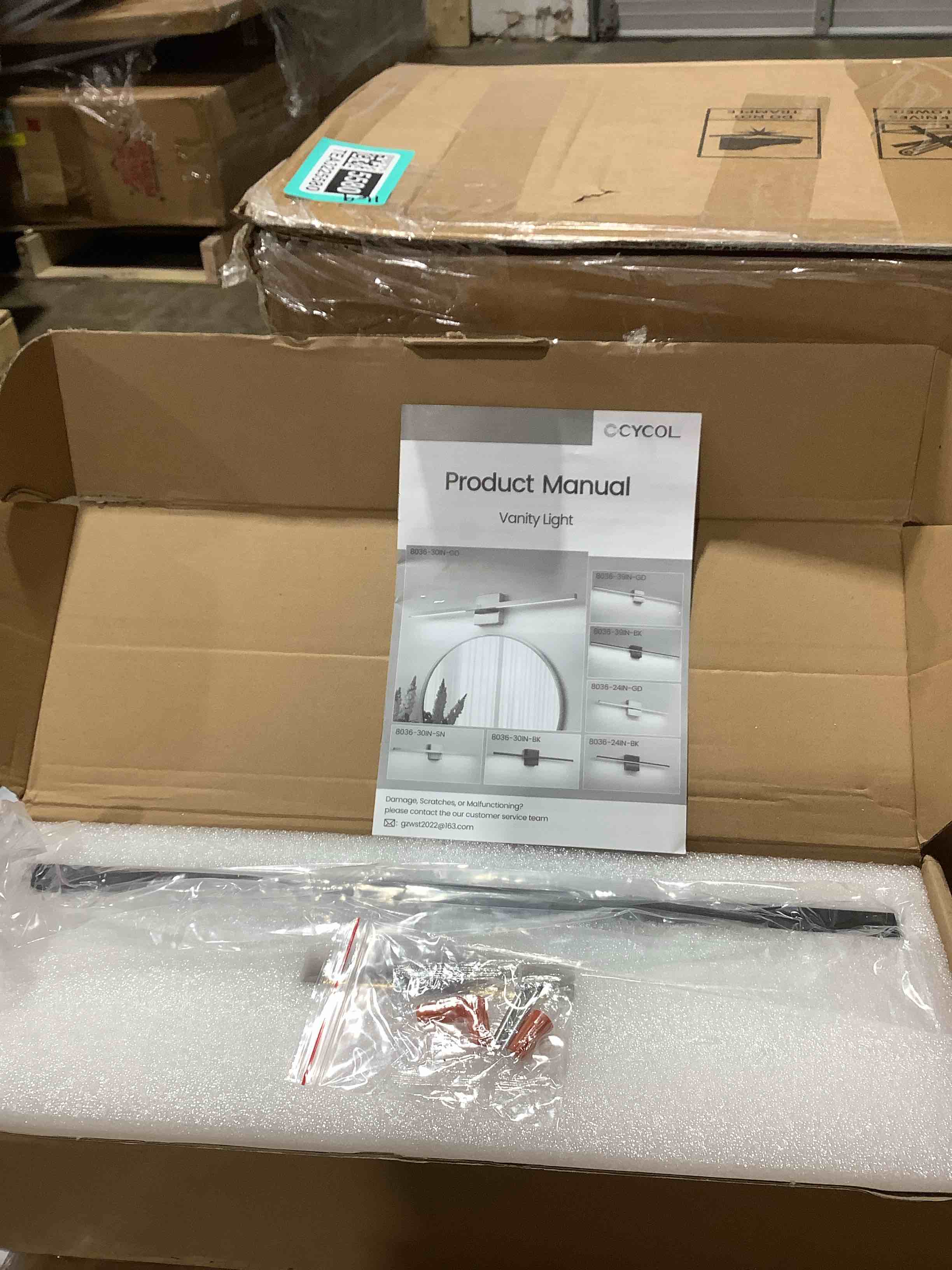 Condition photo showing New/Like New for 30 inch JAIMAN2 light dimmable LED vanity light