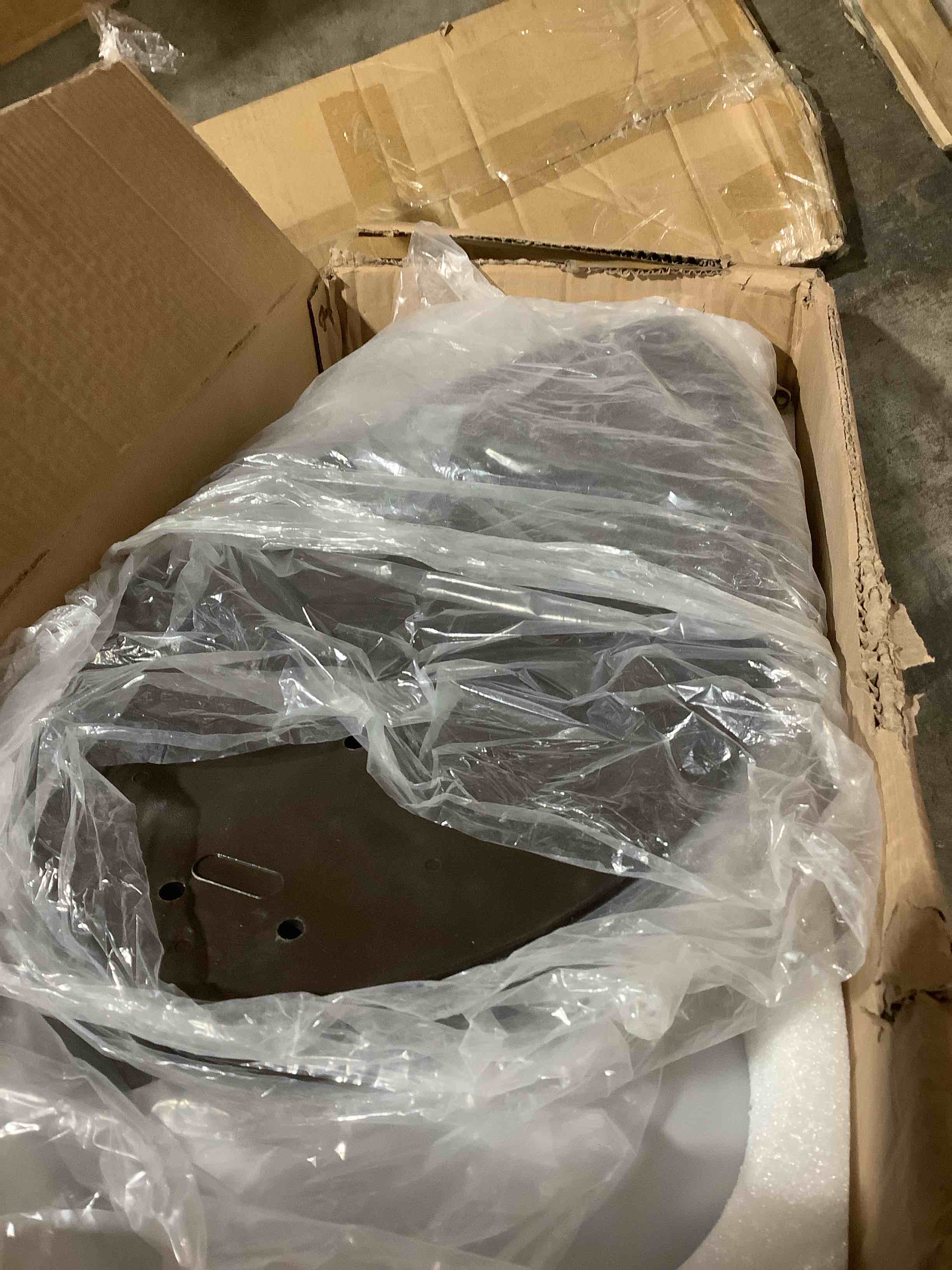 Condition photo showing New/Like New for 52 inch tropical five blade black dimmable ceiling fan with LED lights