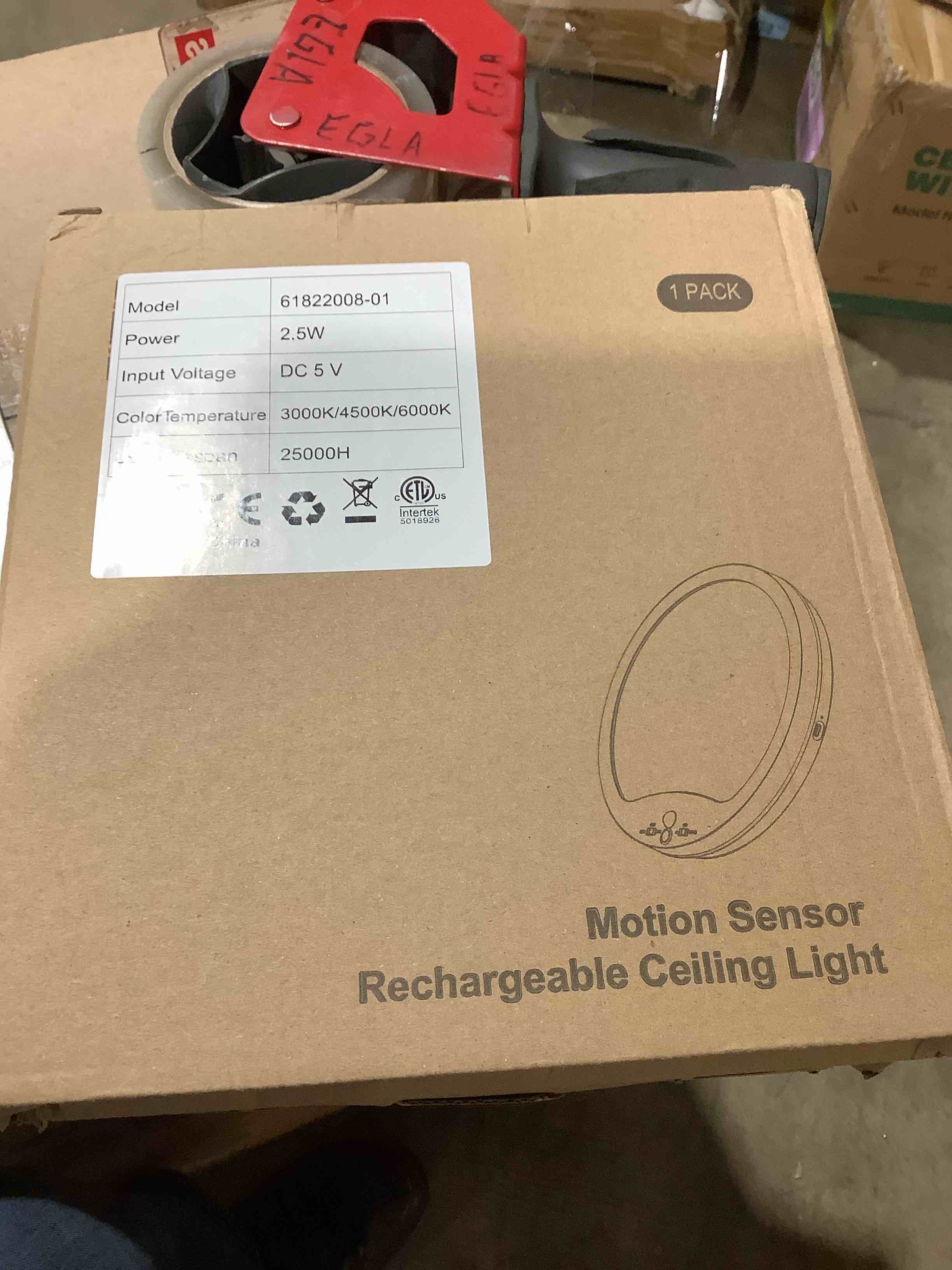 Condition photo showing New/Like New for Rechargable motion Sensor Light