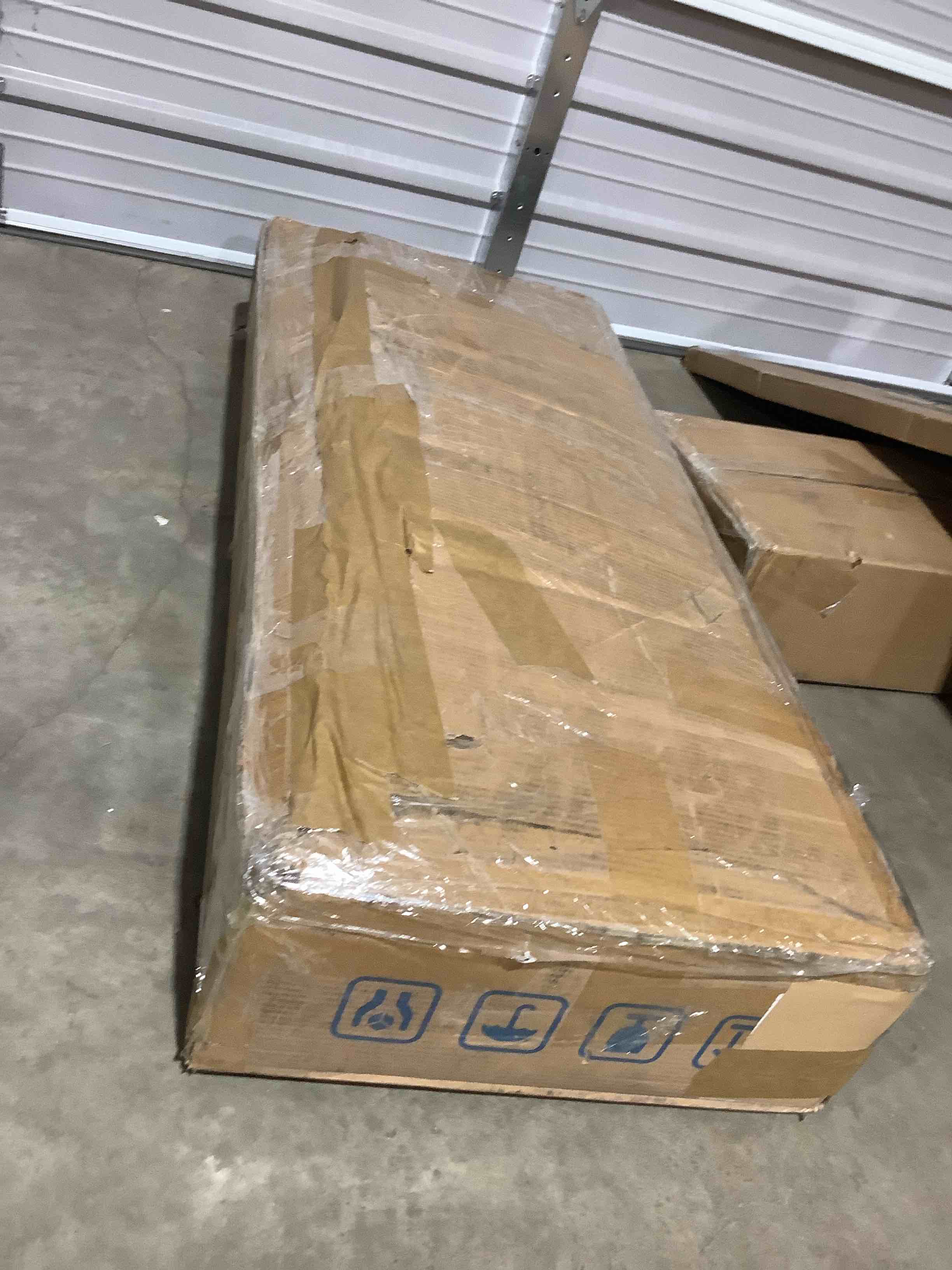 Condition photo showing Good Condition for Six drawer wood chest 51 inch vertical tall, raft hand dresser