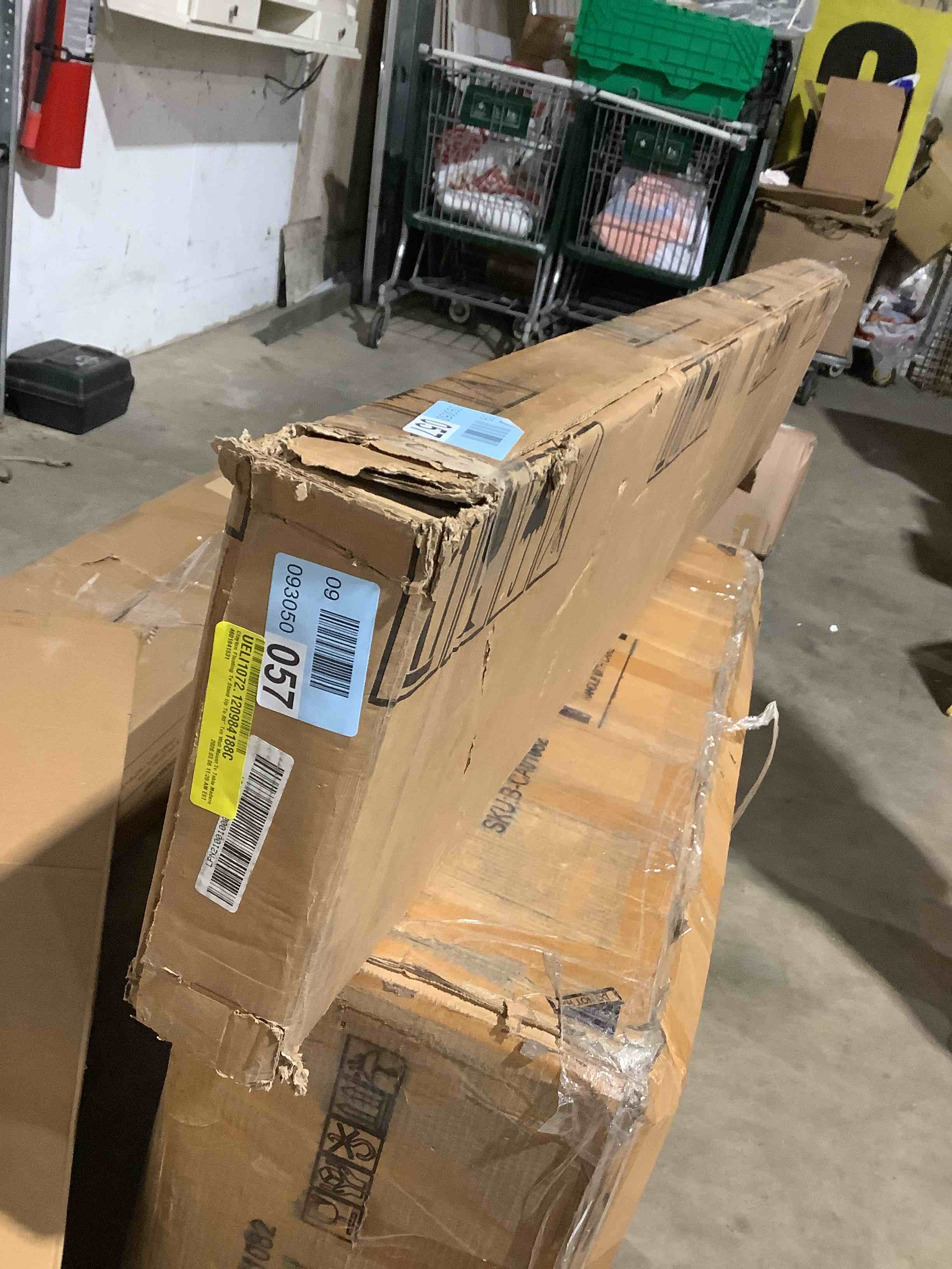 Condition photo showing Good Condition for Clayton floating TV stand up to 80 inch TV wall mount table modern