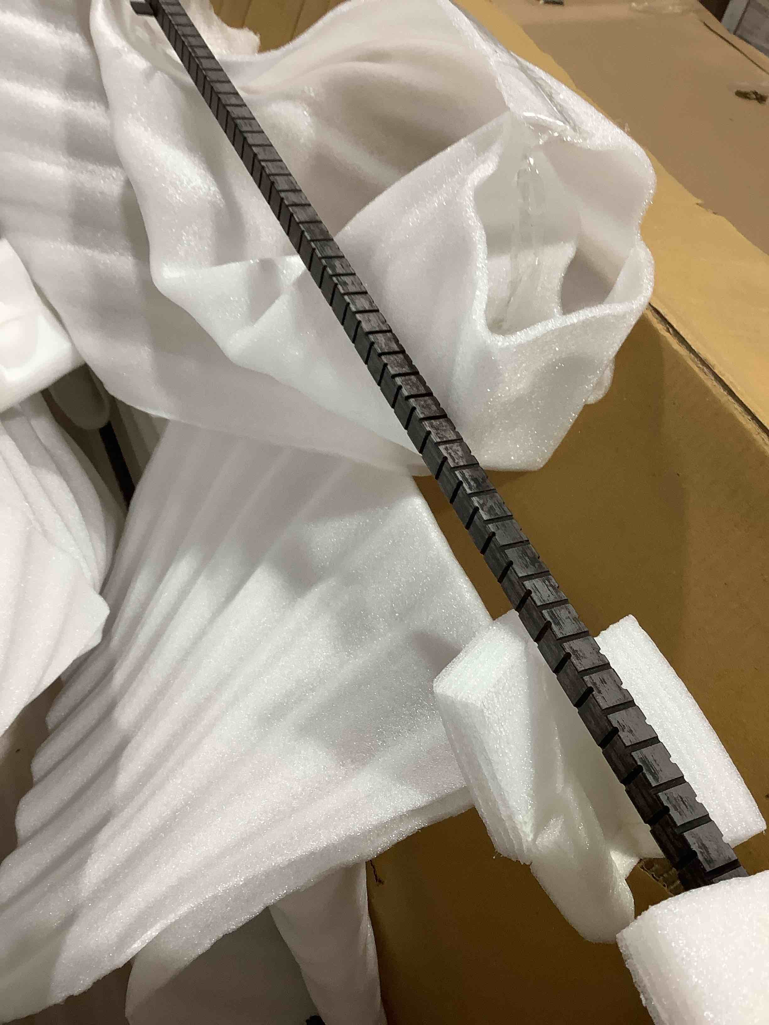 Condition photo showing Good Condition for Hand Chased 60 inch wide glass console table