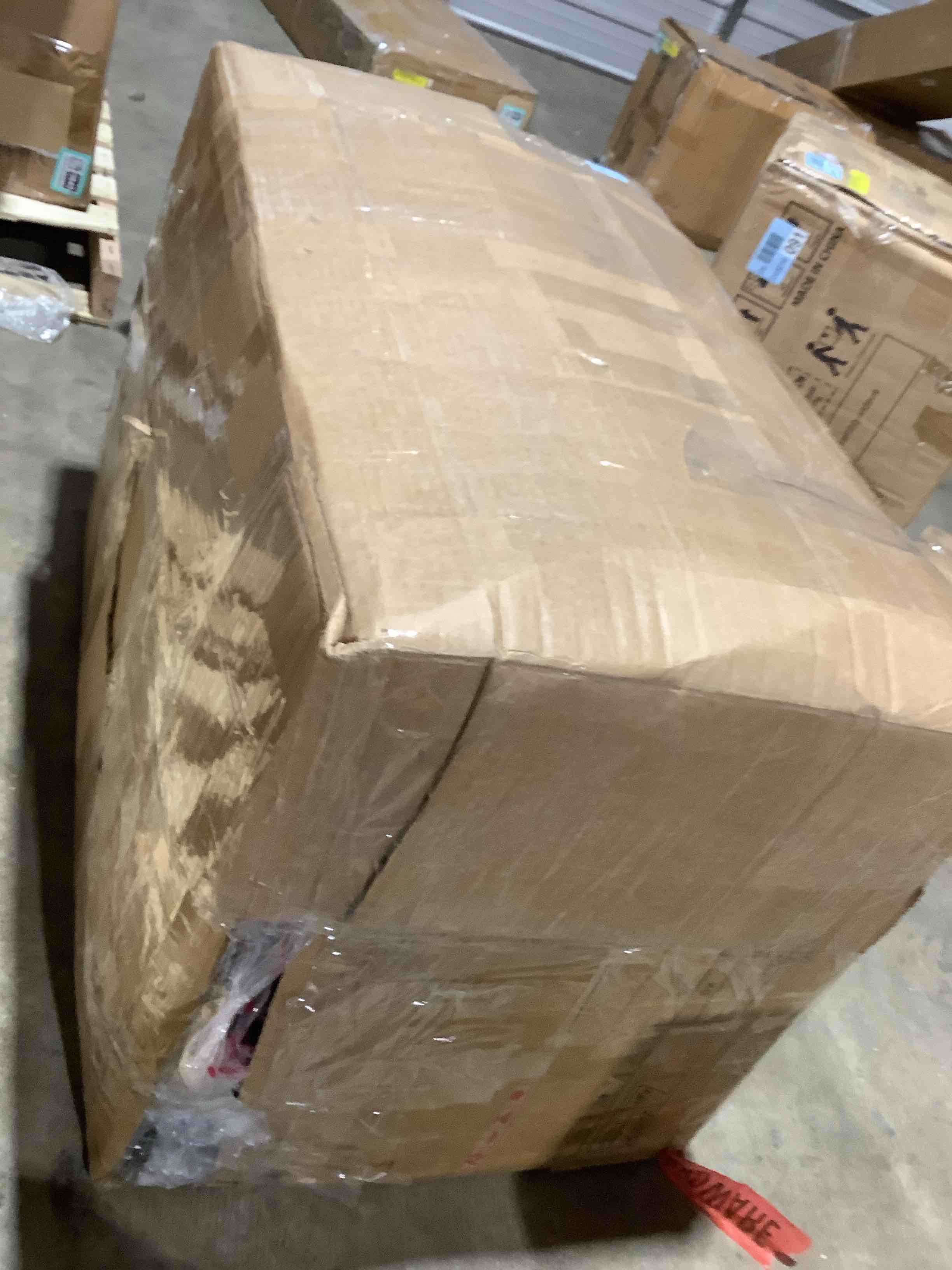 Condition photo showing Good Condition for Febo 83" beige square arm sofa, Teddy sofa couch with pocket spring, incomplete 