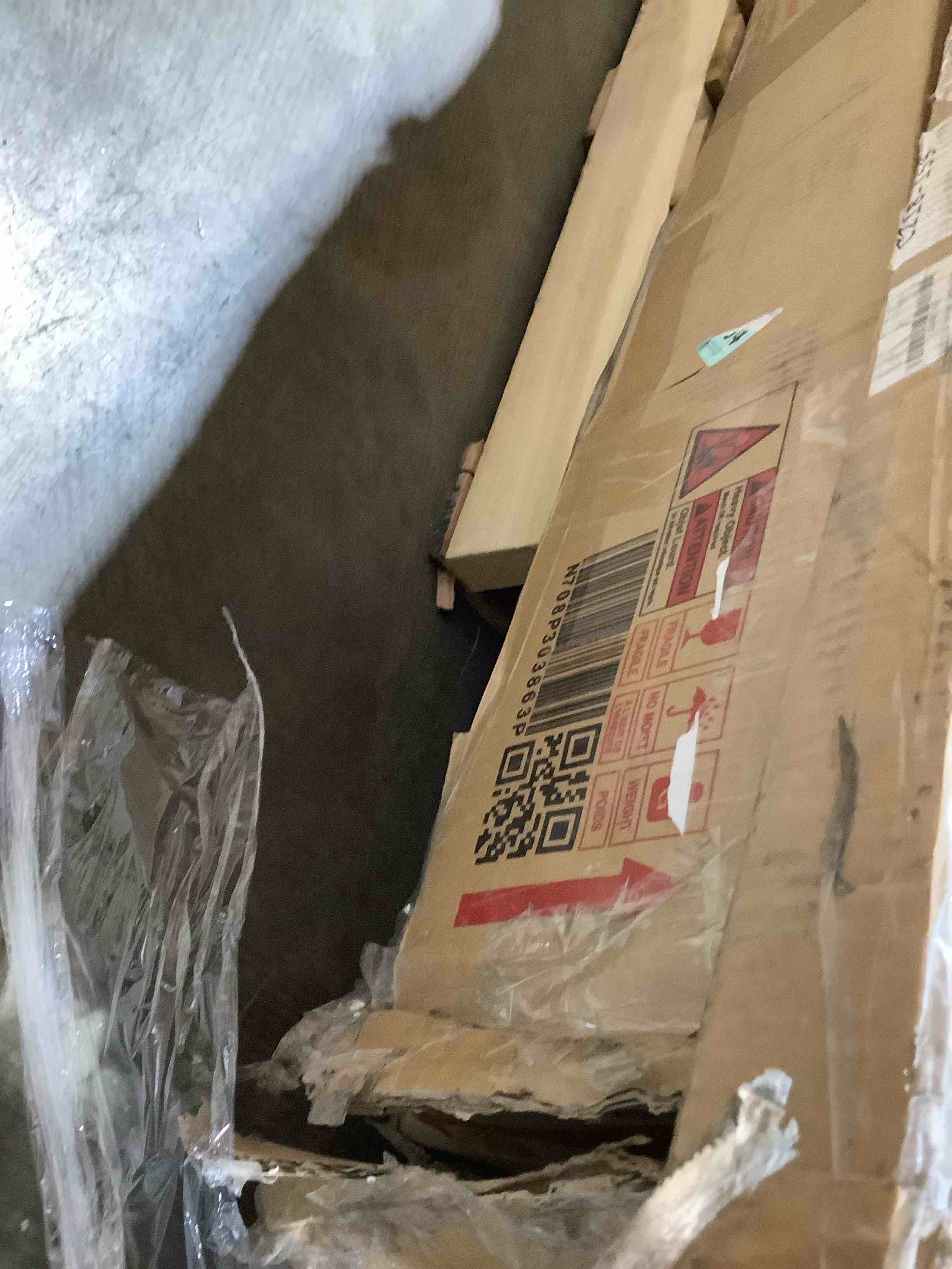 Condition photo showing Good Condition for Queen Murphy Bed with Desk, Vanity, and Cabinets, incomplete 