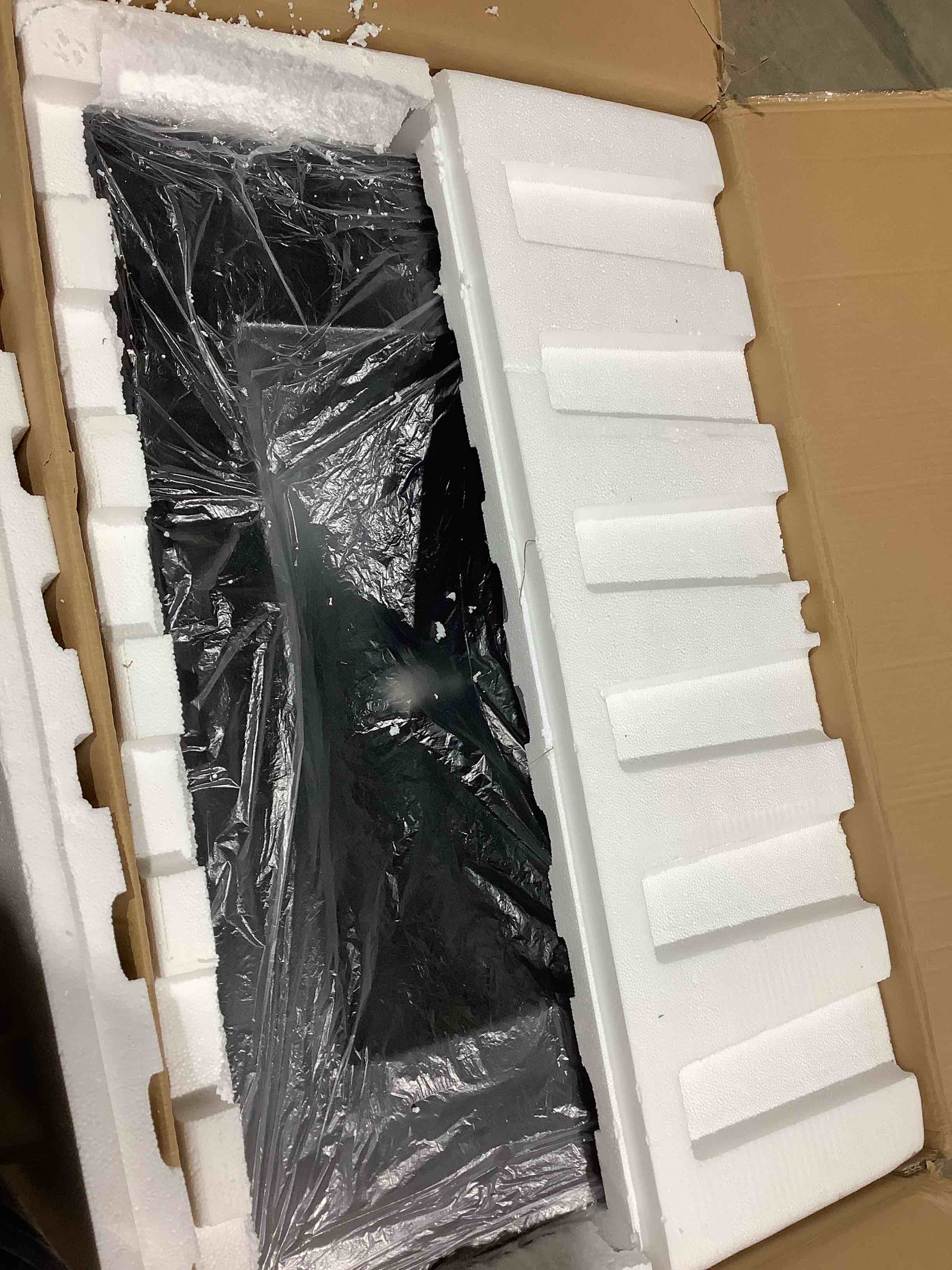 Condition photo showing New/Like New for Swiss Madison Ceramic Matte Black 30  Bathroom Vanity Top