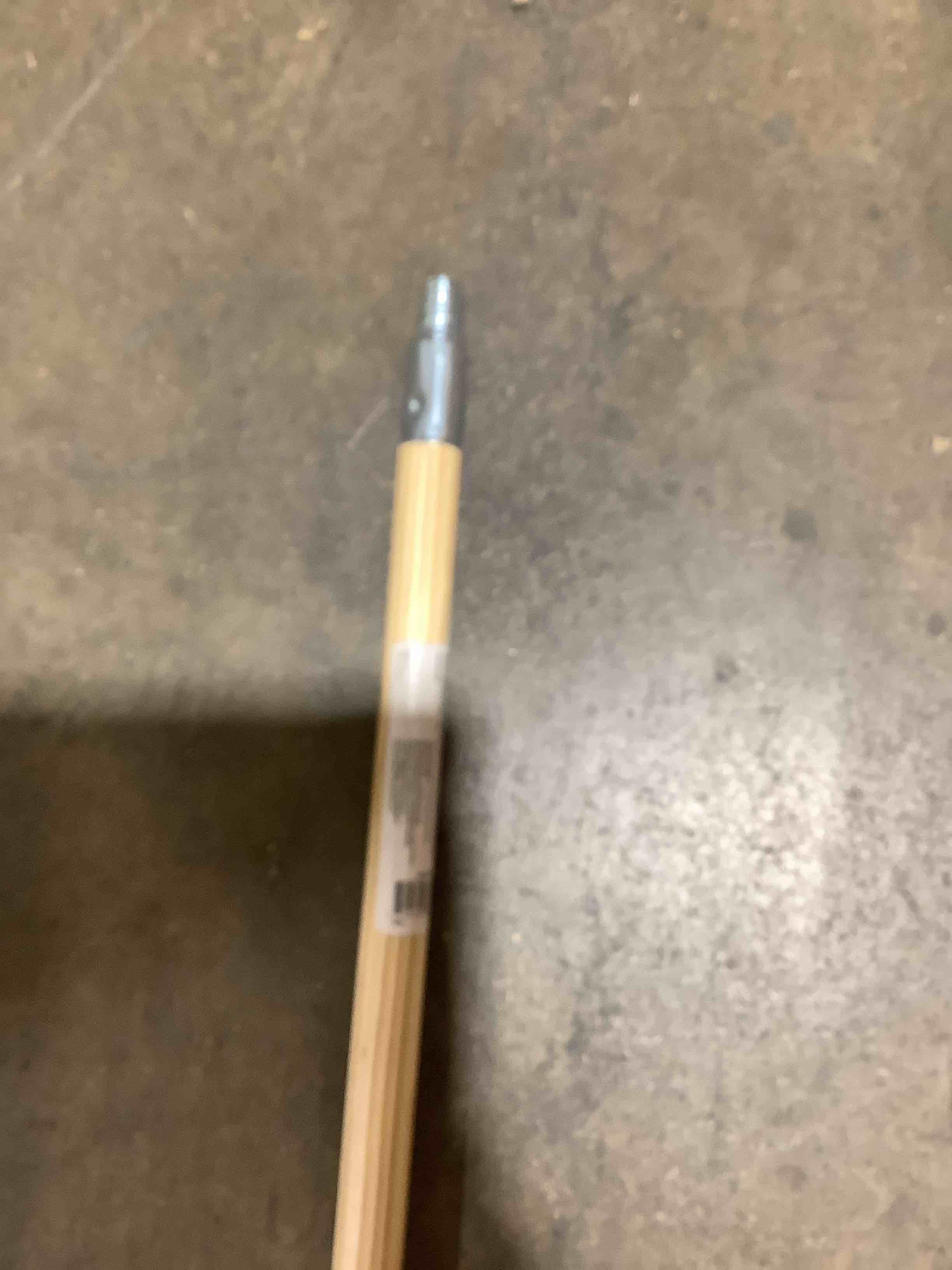 Condition photo showing Good Condition for Professional 60" Wood Push Broom Handle, Threaded Wood Tip