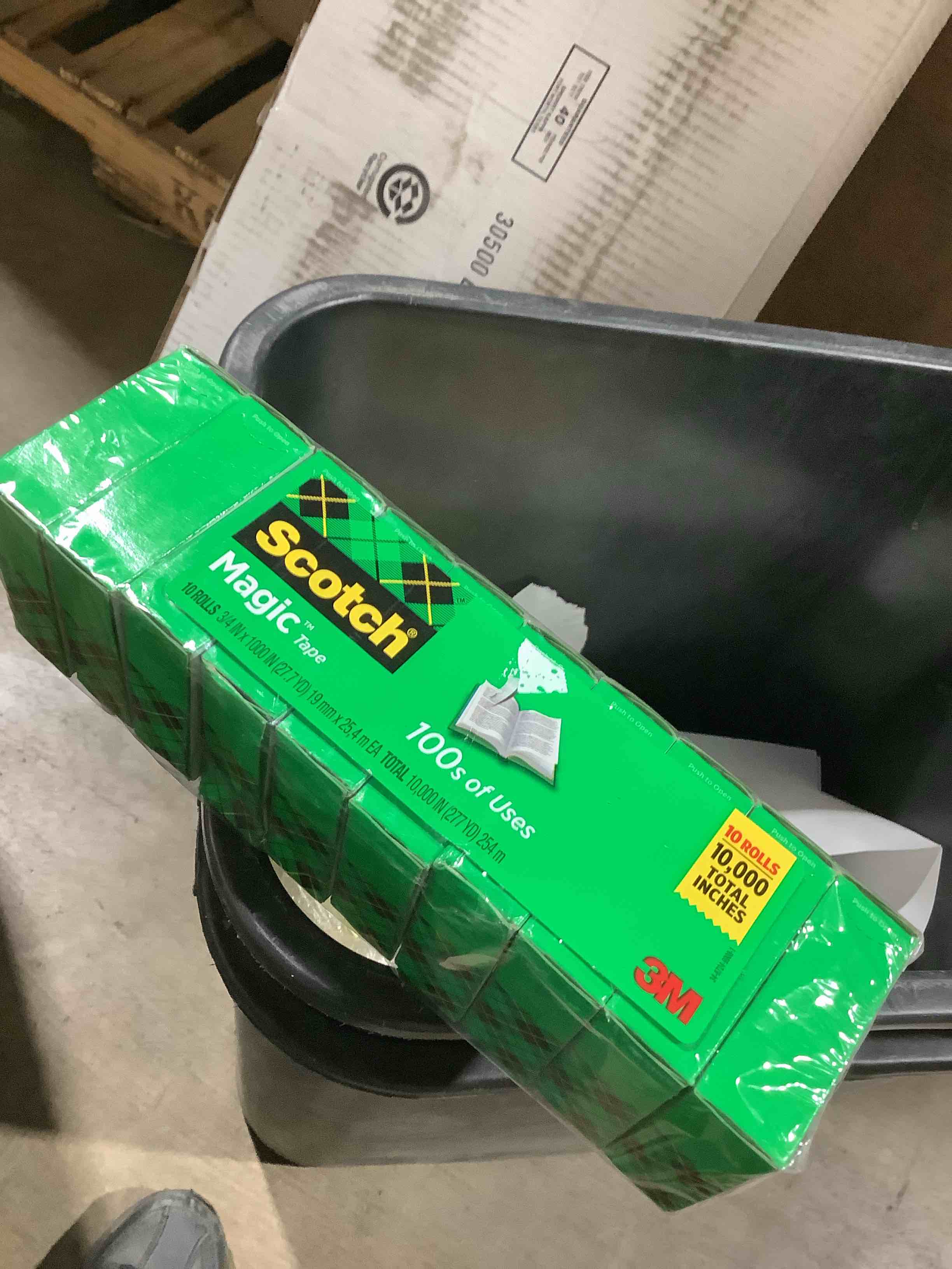 Condition photo showing New/Like New for Scotch Magic Tape Refills  3/4 in. x 1000 in.  10 Refill Rolls