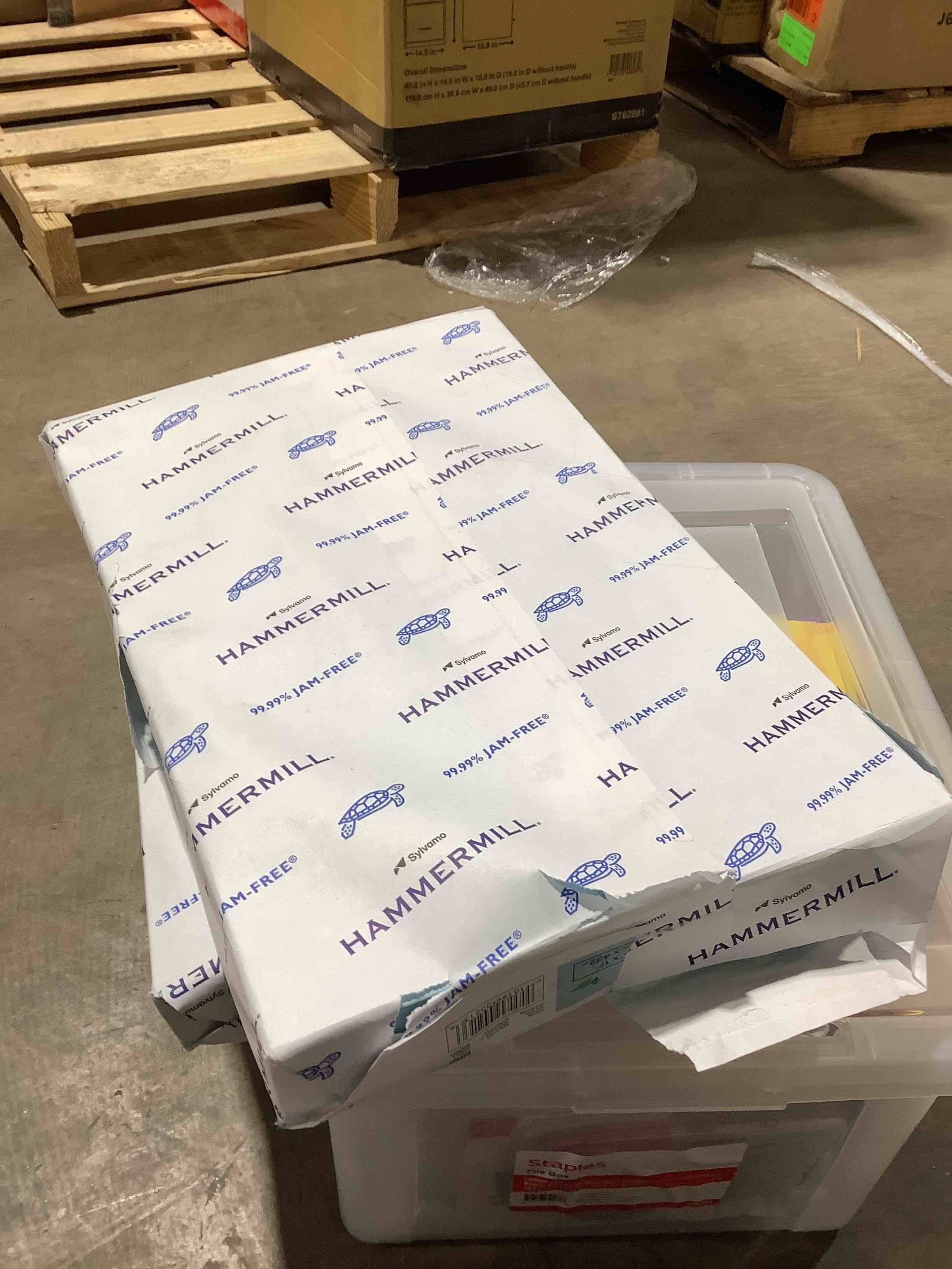 Condition photo showing Good Condition for Hammermill Colors Multipurpose Paper 20 lbs 11  x 17  Blue 500/Ream (102137) 38295, 2 count reams