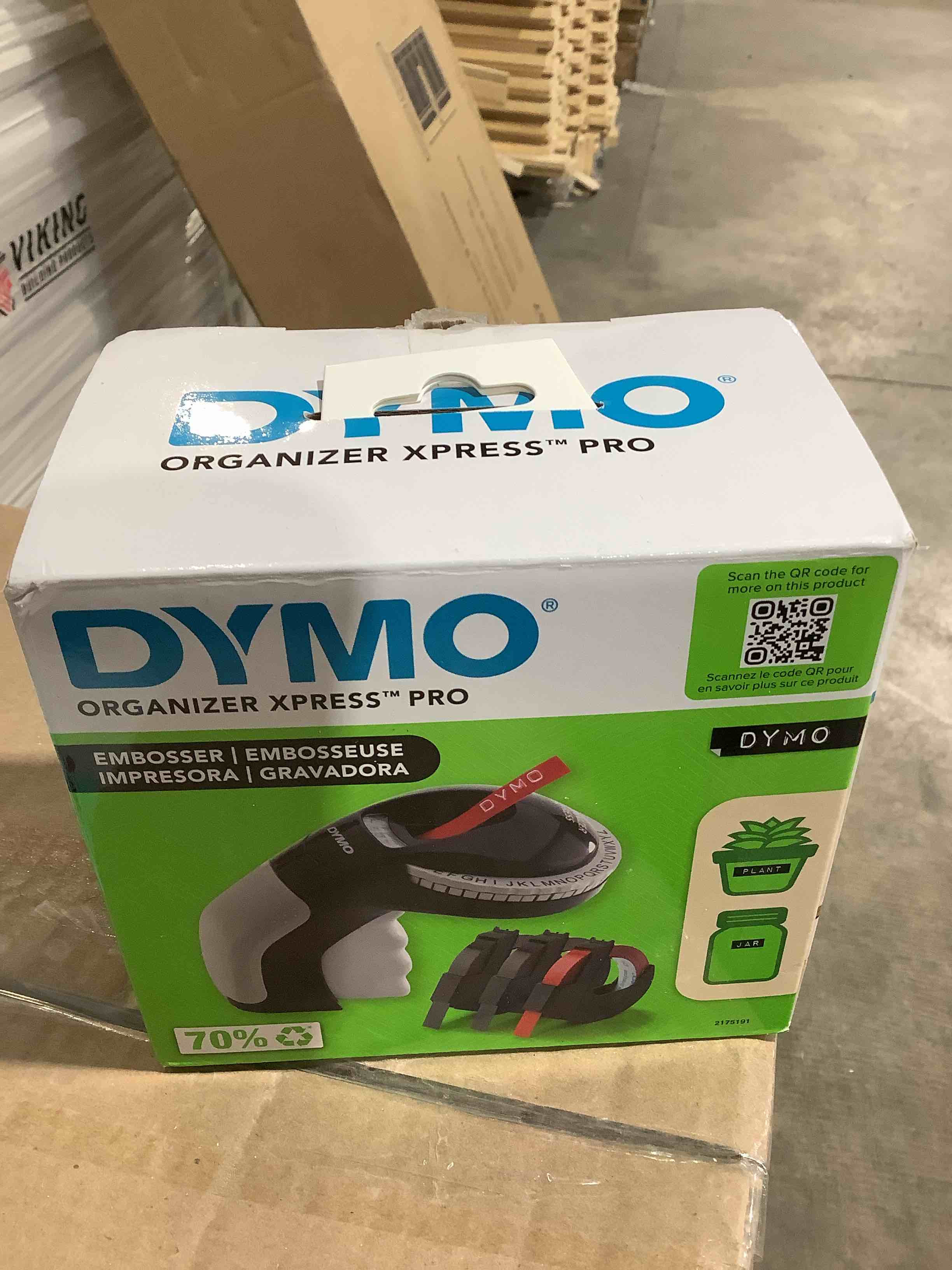 Condition photo showing Good Condition for DYMO 2175191 Organizer Xpress Pro 3.1 in. x 8.3 in. x 2.6 in. Label Maker - Black/White