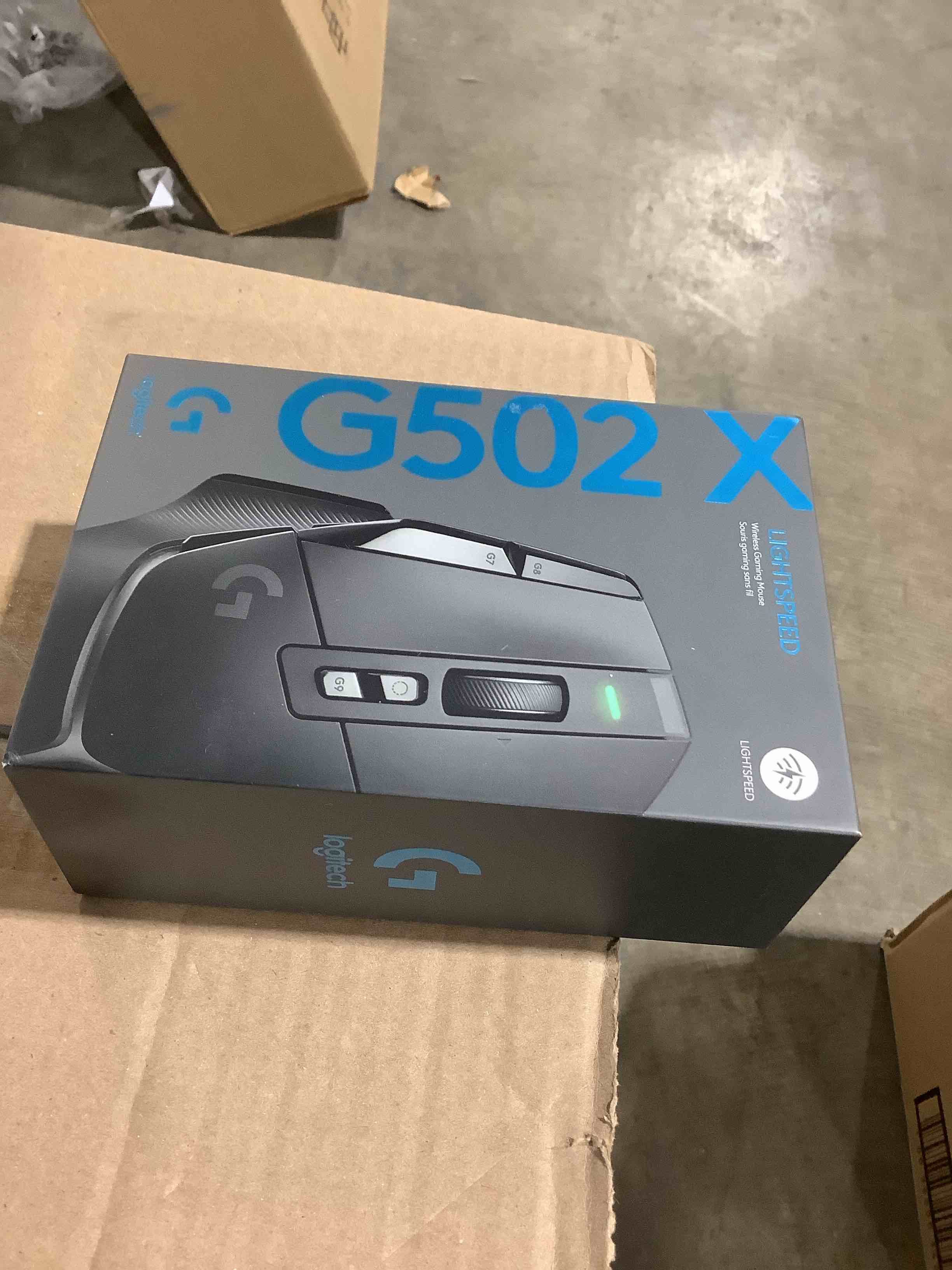 Condition photo showing New/Like New for Logitech - G502 X LIGHTSPEED Wireless Optical Gaming Mouse with HERO 25K Sensor - Wireless - Black