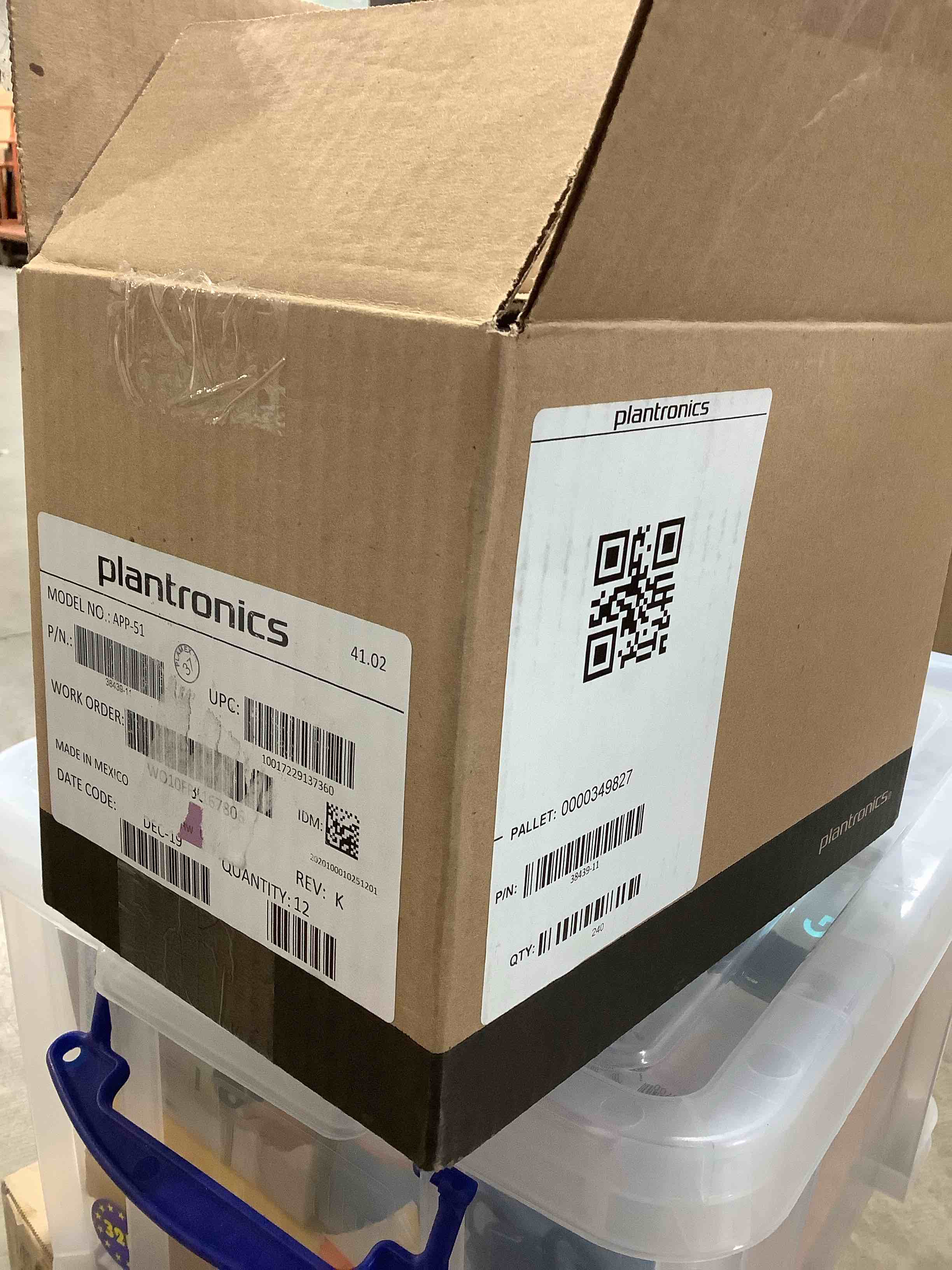 Condition photo showing New/Like New for Plantronics APP-51 Electronic Hook Switch Cable for Polycom Desk Phones, 12 ct 