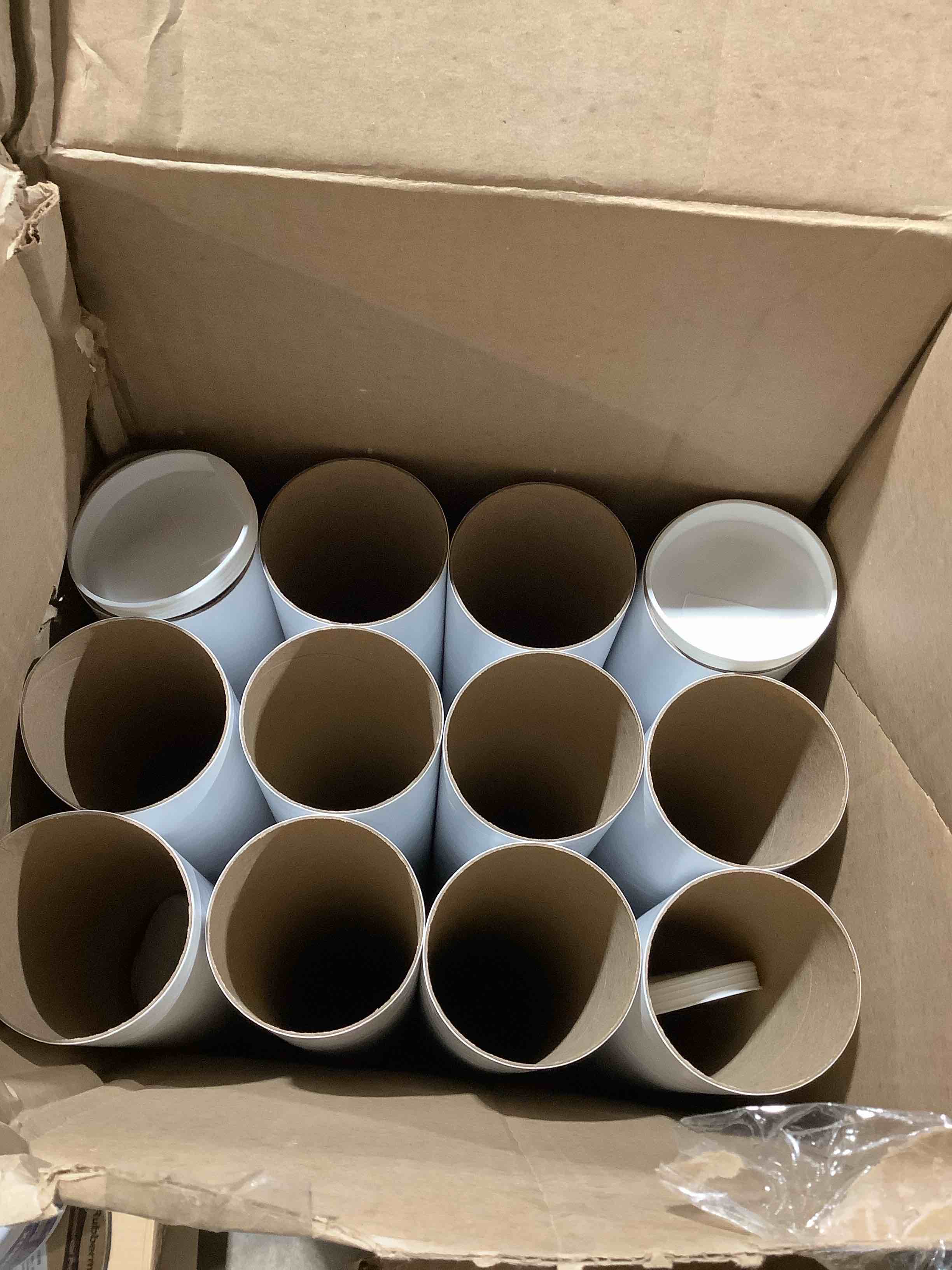 Condition photo showing Good Condition for 3" x 31" white tubes for shipping, 12 count 
