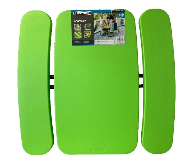 Lifetime Children's Weather Resistant Folding Picnic Table, Green