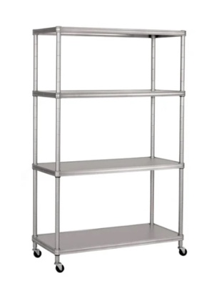 members mark 4-tier wire shelving 36 in w x 14 in d x 56.5 in h