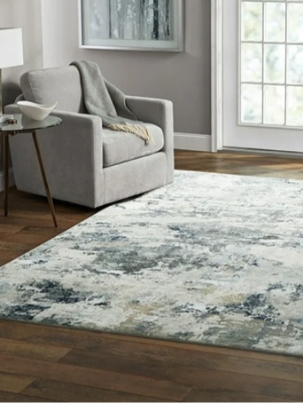 Member's Mark Everwash Washable Area Rug, 6'6"x 9'6", Assorted Colors