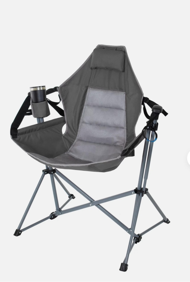member's mark swing lounger camp chair- castlerock