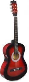 30" Wood Classical Guitar for Kids/Girls/Boys/Beginners (Redburst)