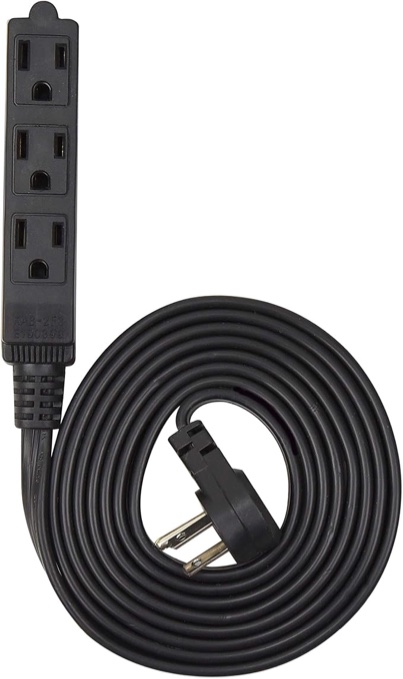 (3)electes heavy duty extension cord/wire multi 3 outlet