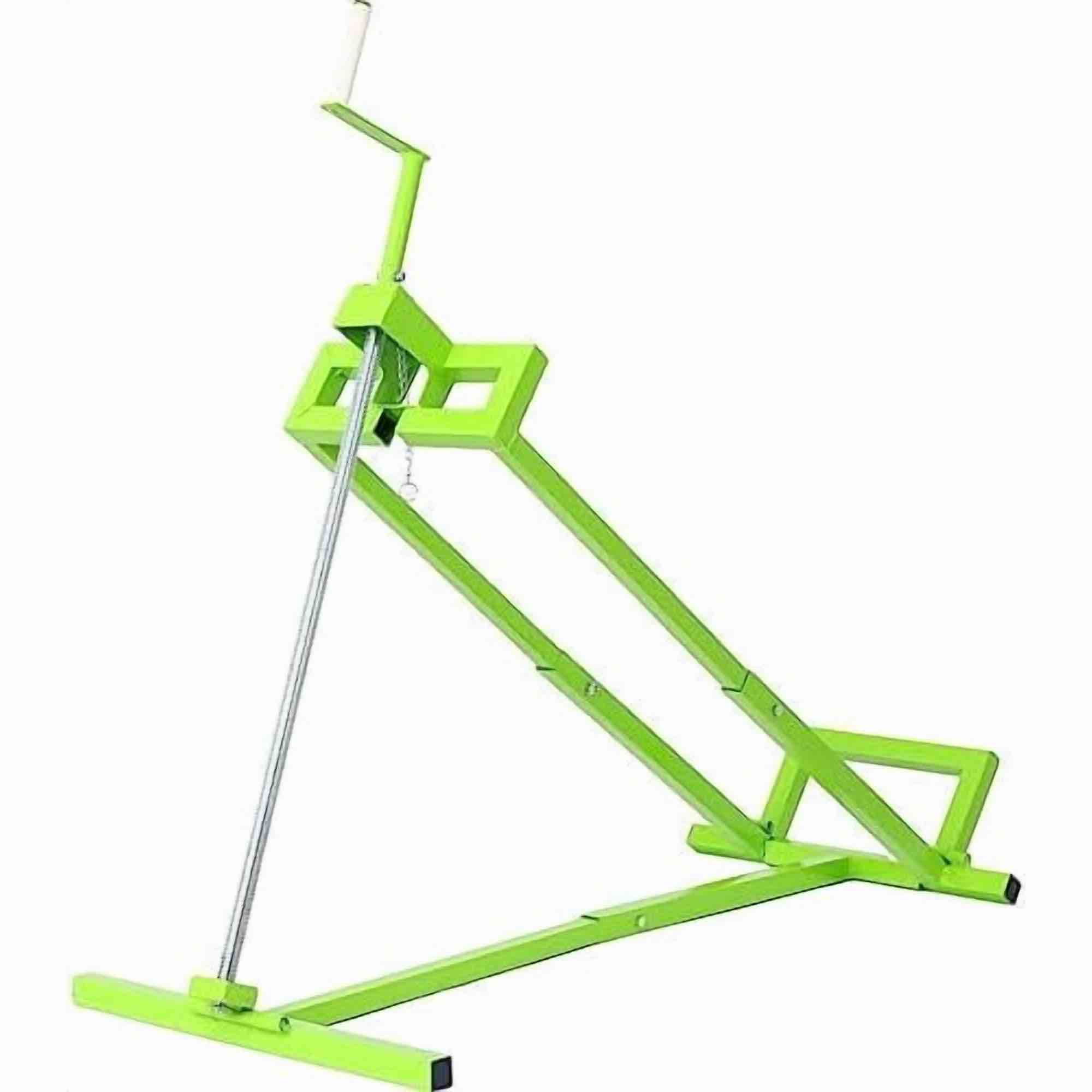 Easy Lawn Mower Lift for Riding Tractors - 800 lbs Capacity Lawn Tractor Lifter with 45° Tilt Adjustment, Durable Steel Construction, Universal Fit for Ride-On Mowers, Compact & Space-Efficient