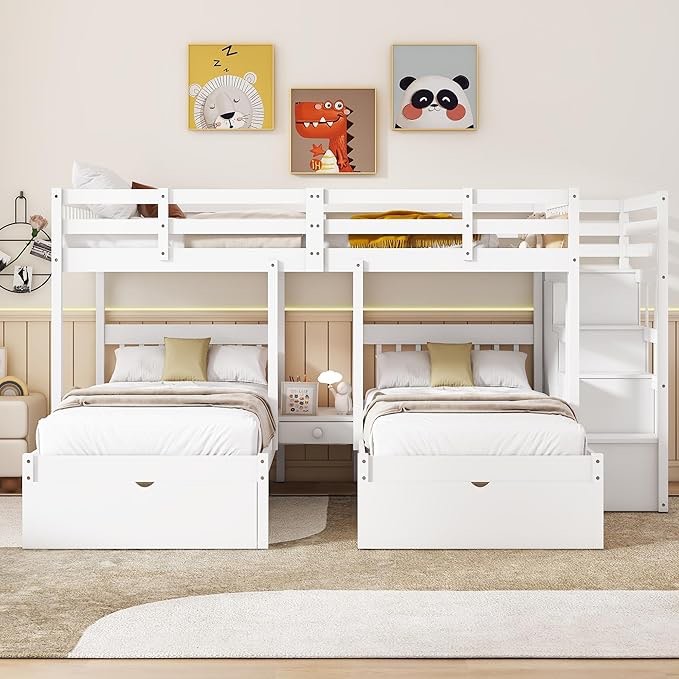 A bed set size twin oven full white and gray 2 boxes to pick up