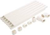 SENLC-6M 20 Ft. Decorative Line Set Cover Kit for Mini Split Air Conditioners 3"