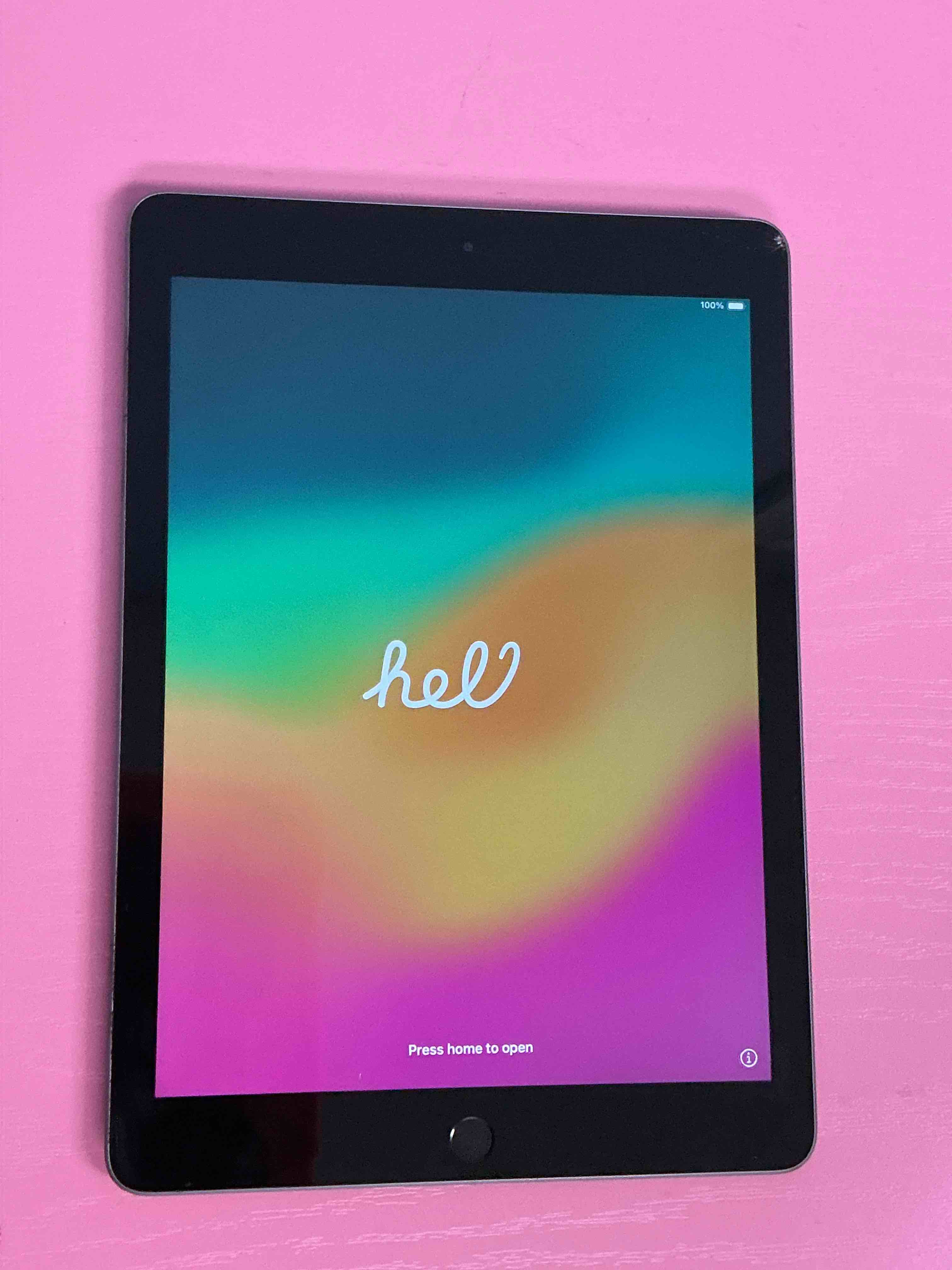 Condition photo showing As Is for ipad 6th gen ipad