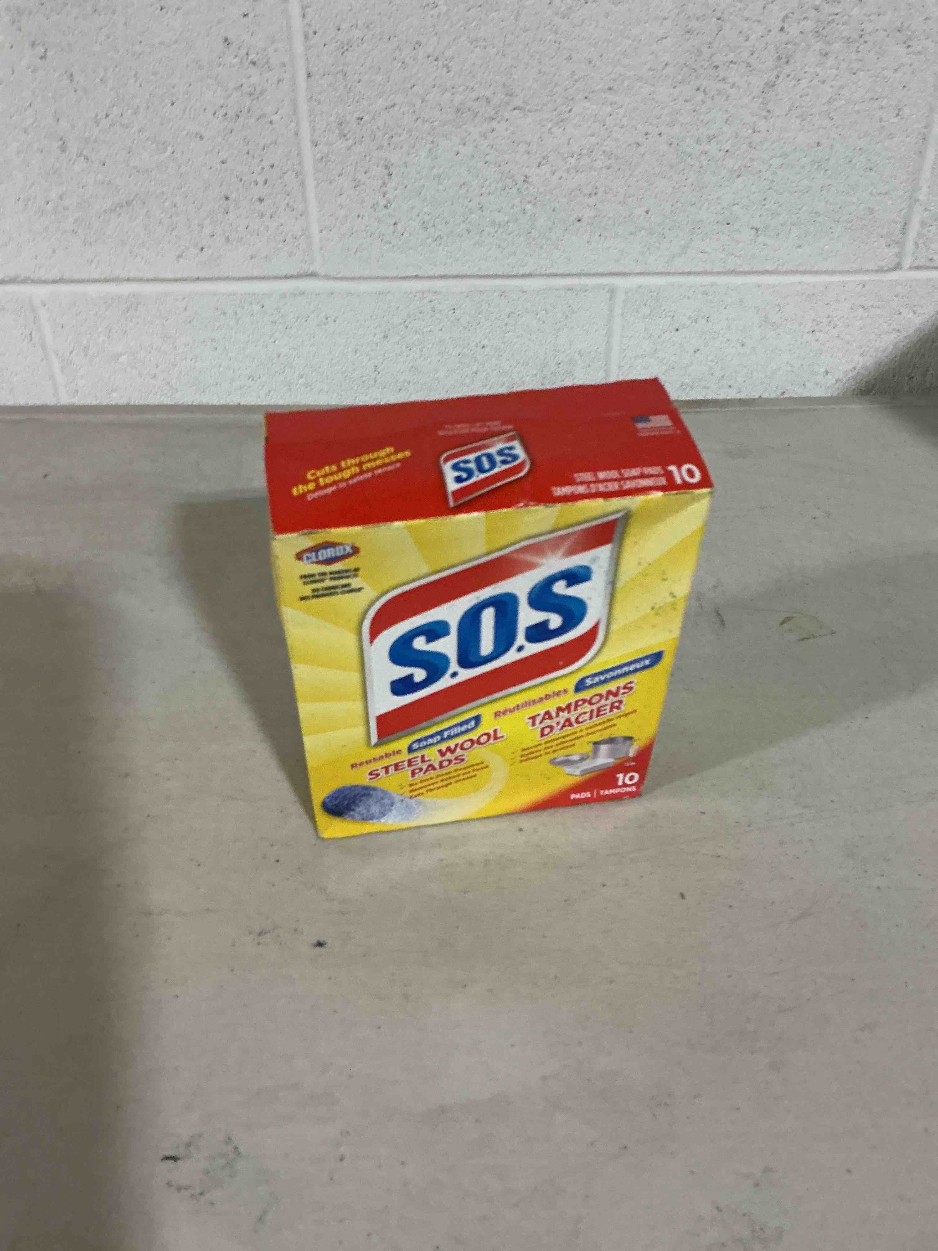 Condition photo showing New/Like New for sos wool steel soap pads 10 ct 