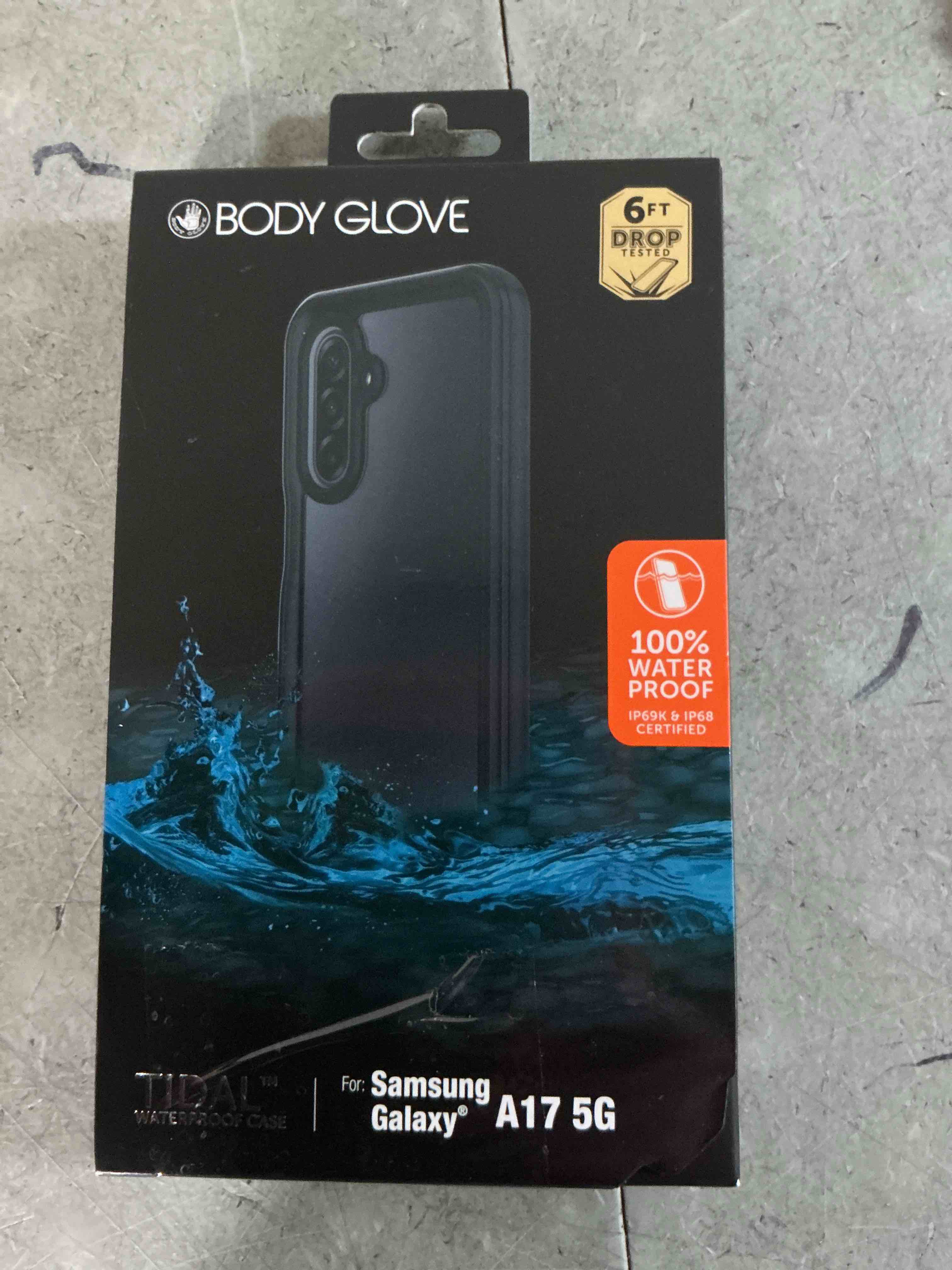 Condition photo showing New/Like New for body glove waterproof tidal phone case for samsung galaxy a17 5g - black/clear