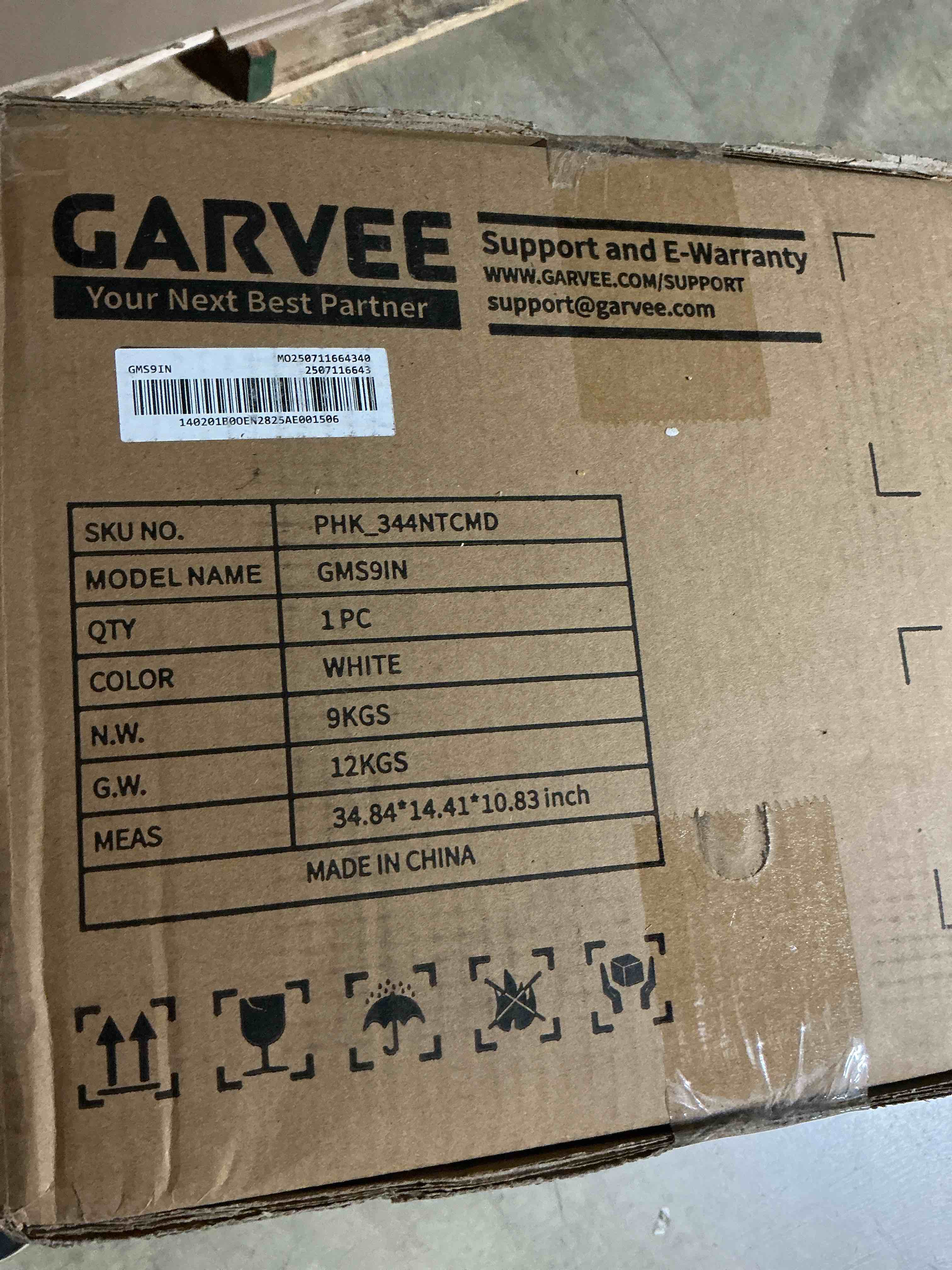 Condition photo showing Good Condition for (it’s just the part that goes inside the room) garvee gms9in pro mini split ac unit indoor air handler w/ remote new ob