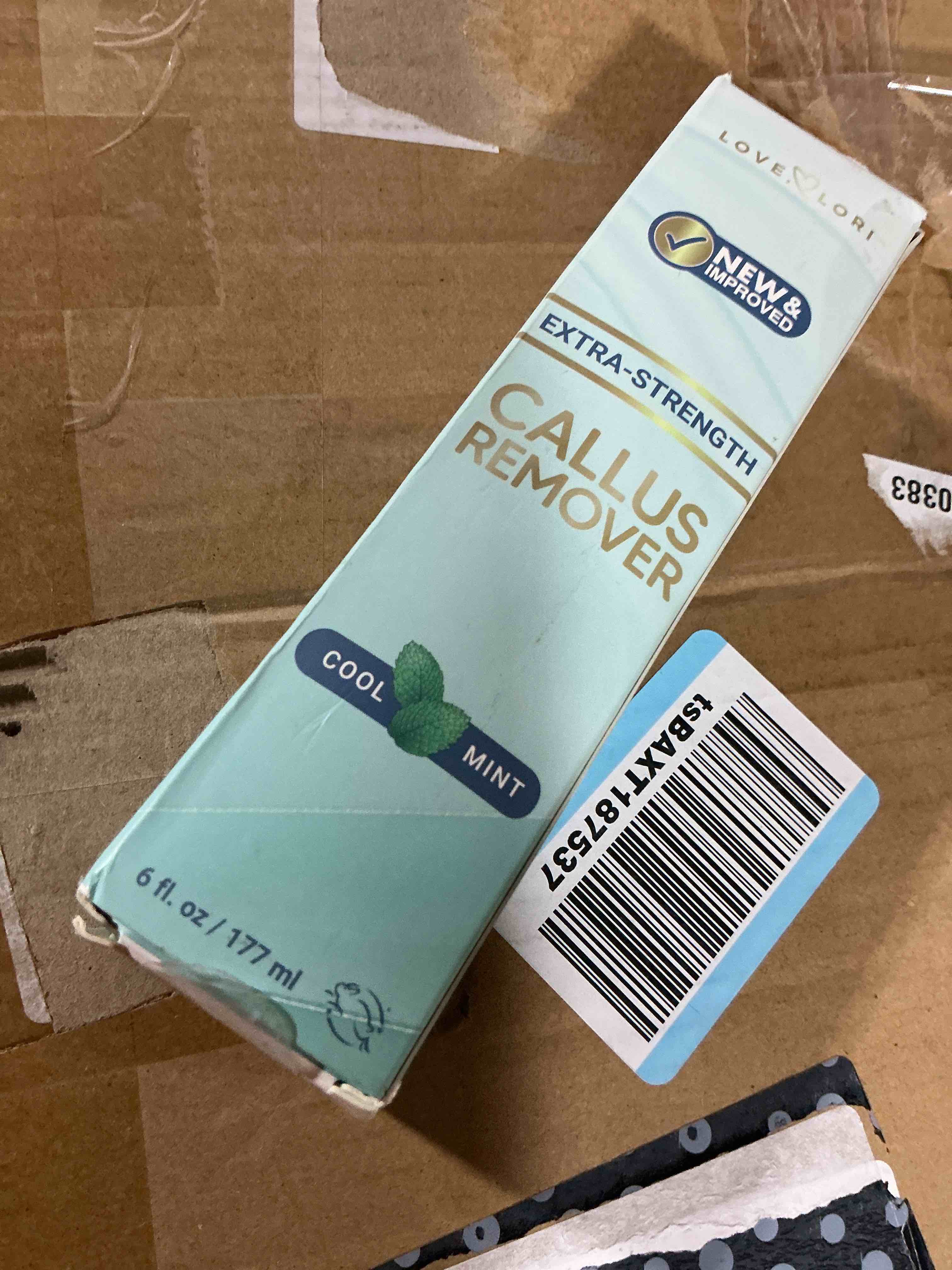 Condition photo showing New/Like New for (exp 08/15/2028) callus remover for feet (extra strength) foot callus remover gel - pedicure tools for feet scrubber – foot care spa essentials, 6oz