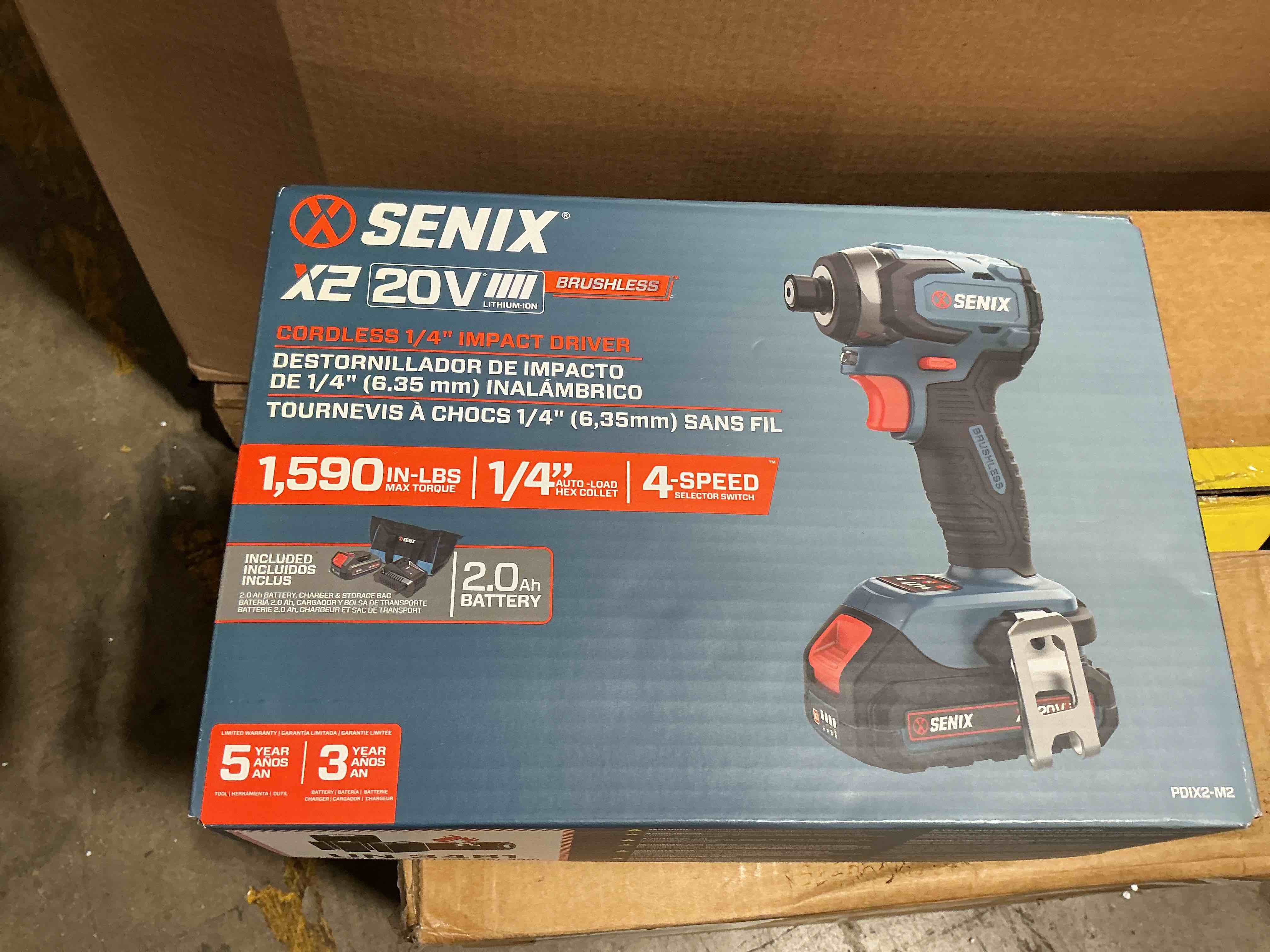 Condition photo showing New/Like New for 20v max brushless lithium-ion 1/4 in. cordless impact driver kit (2 ah)