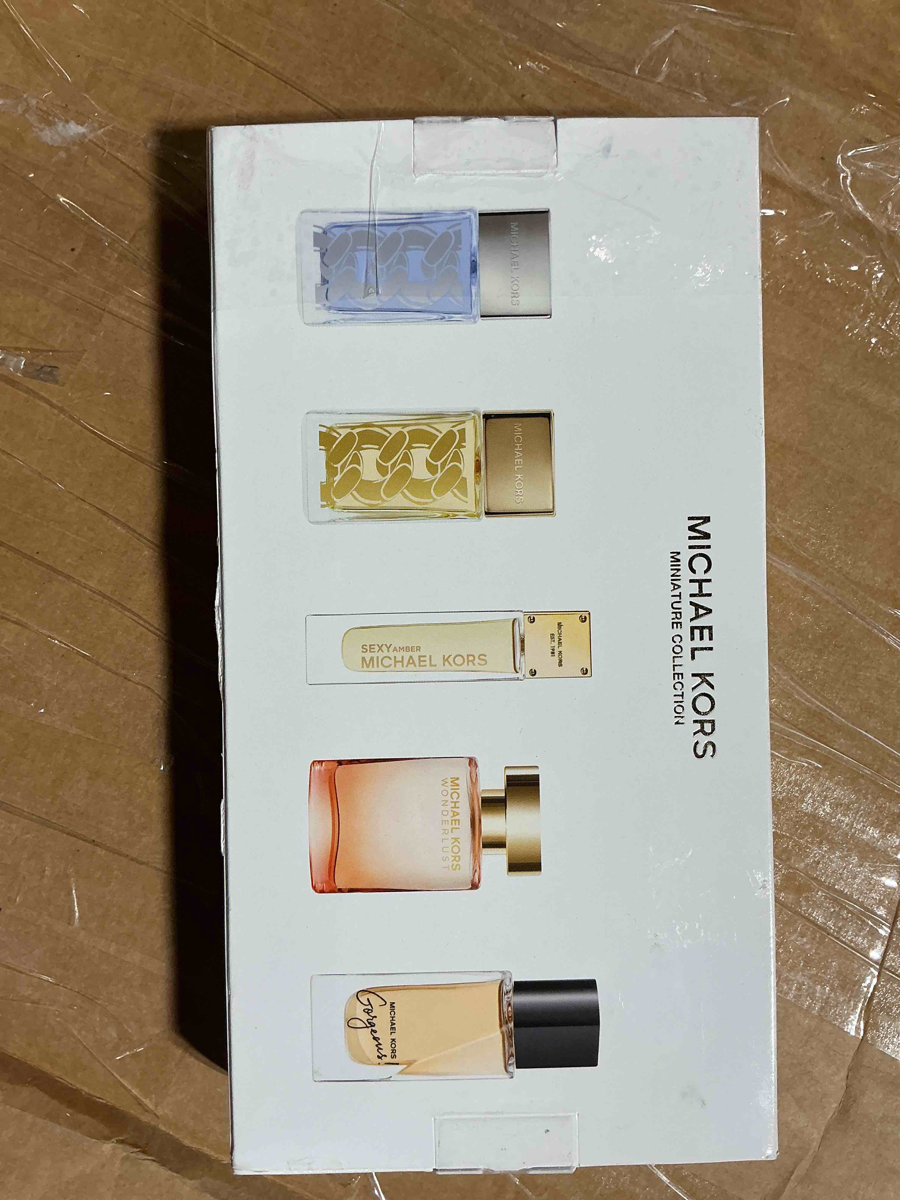 Condition photo showing New/Like New for michael kors 5-piece miniature collection, for women