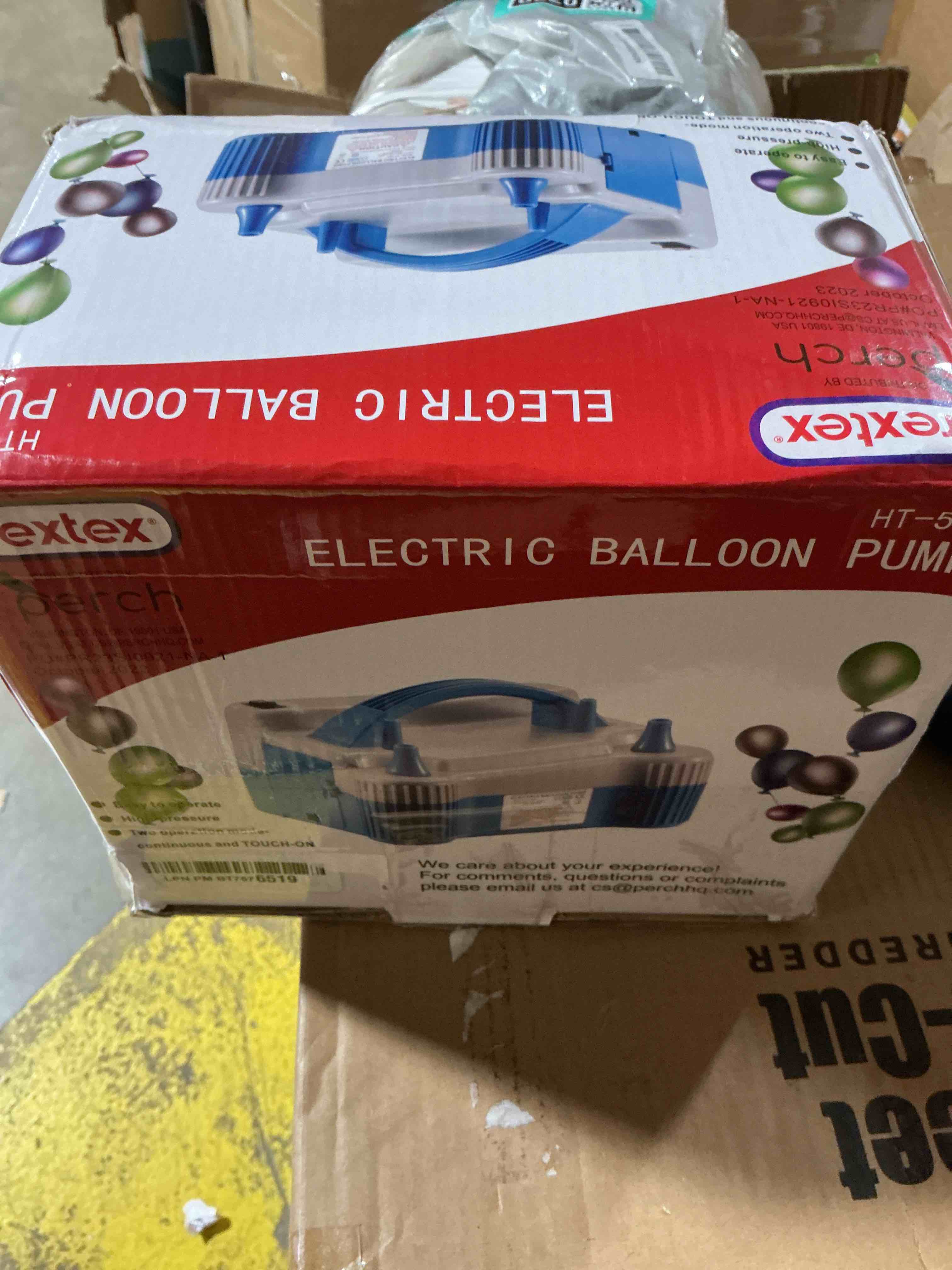 Condition photo showing Good Condition for prextex portable balloon pump strong electric air blower dual nozzle balloon inflator for fast and easy bulk balloons filling for event and party decoration - balloon pump electric (800w, 110v)
