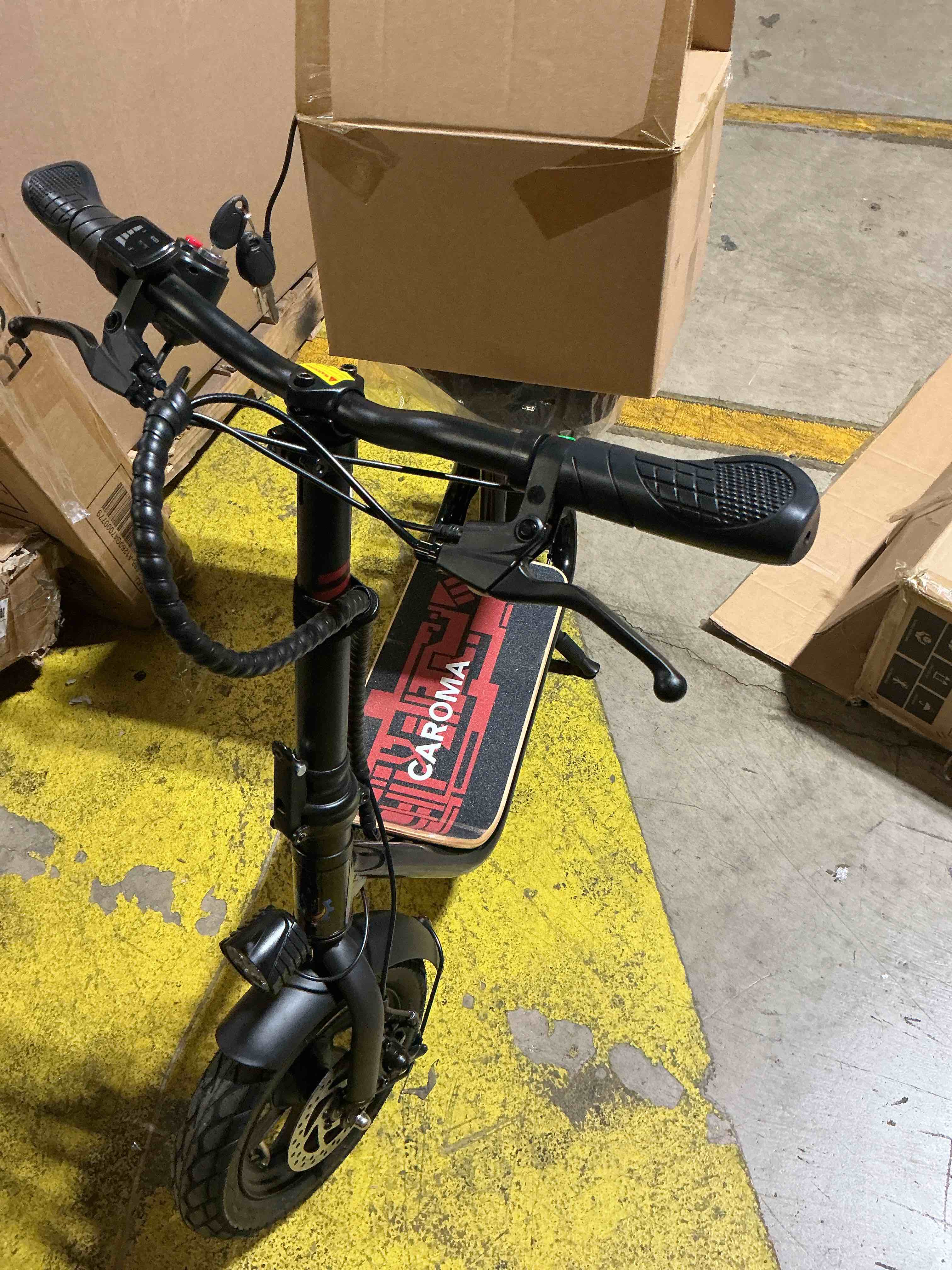 Condition photo showing Good Condition for caroma peak 1200w electric scooter adults, electric scooter with seat and 12" shock-absorbing tires,