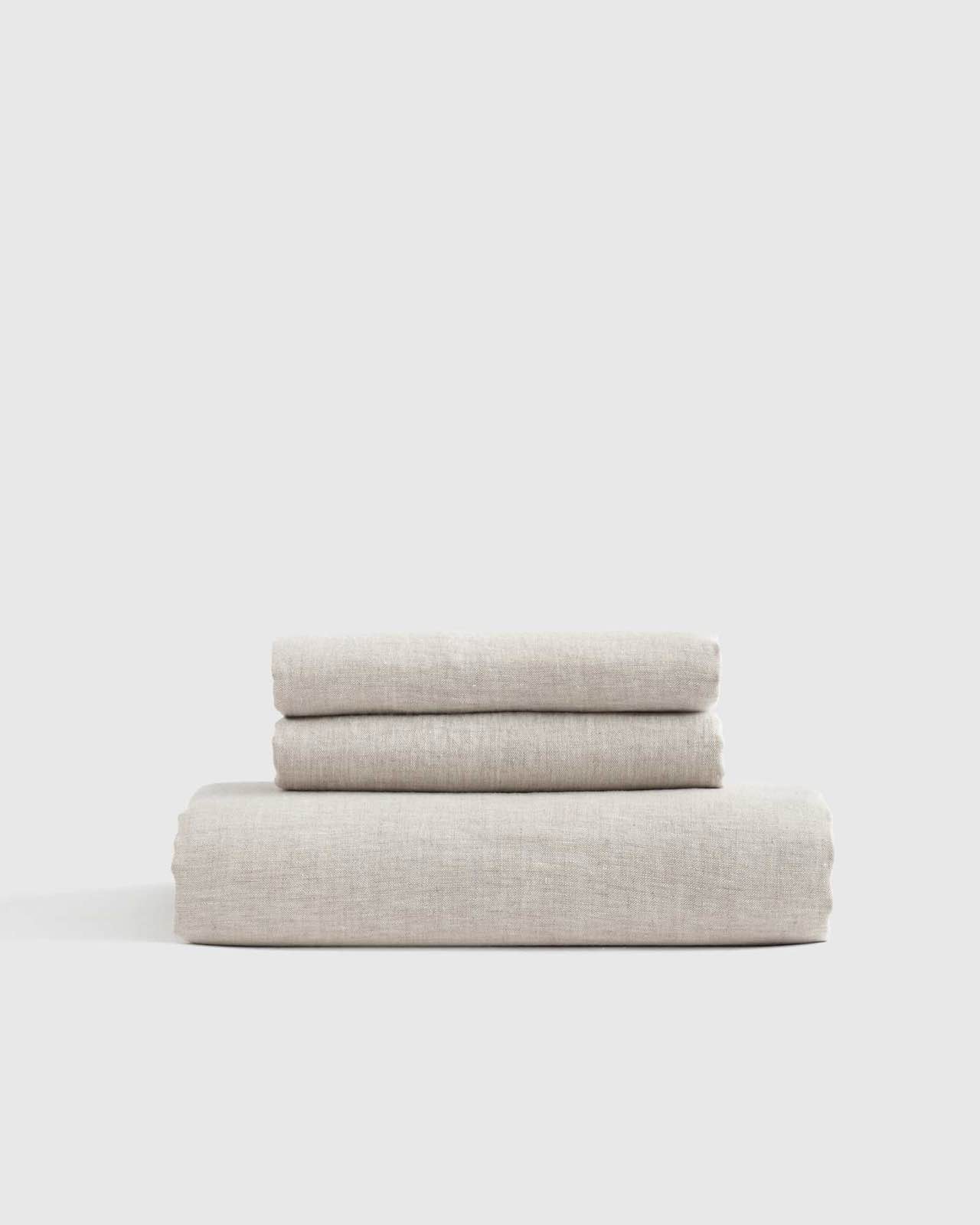 Quince European Linen Fitted Sheet Set